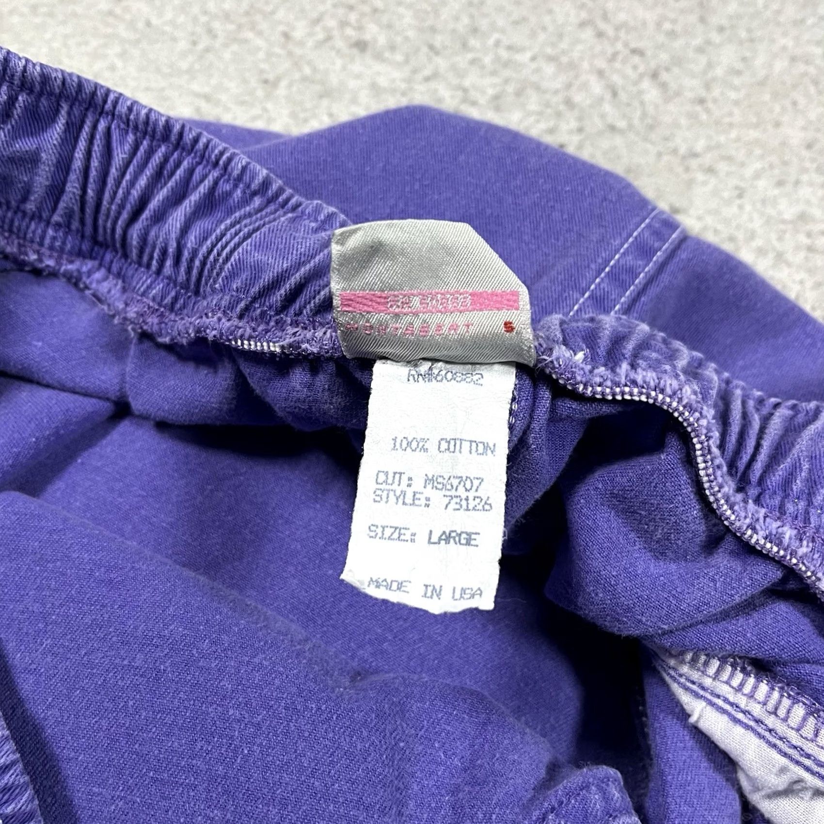 Ocean Pacific Ocean Pacific Shorts Mens L Purple Vintage Made USA Pockets Baggy Skate Surf Size US 33 - 3 Thumbnail