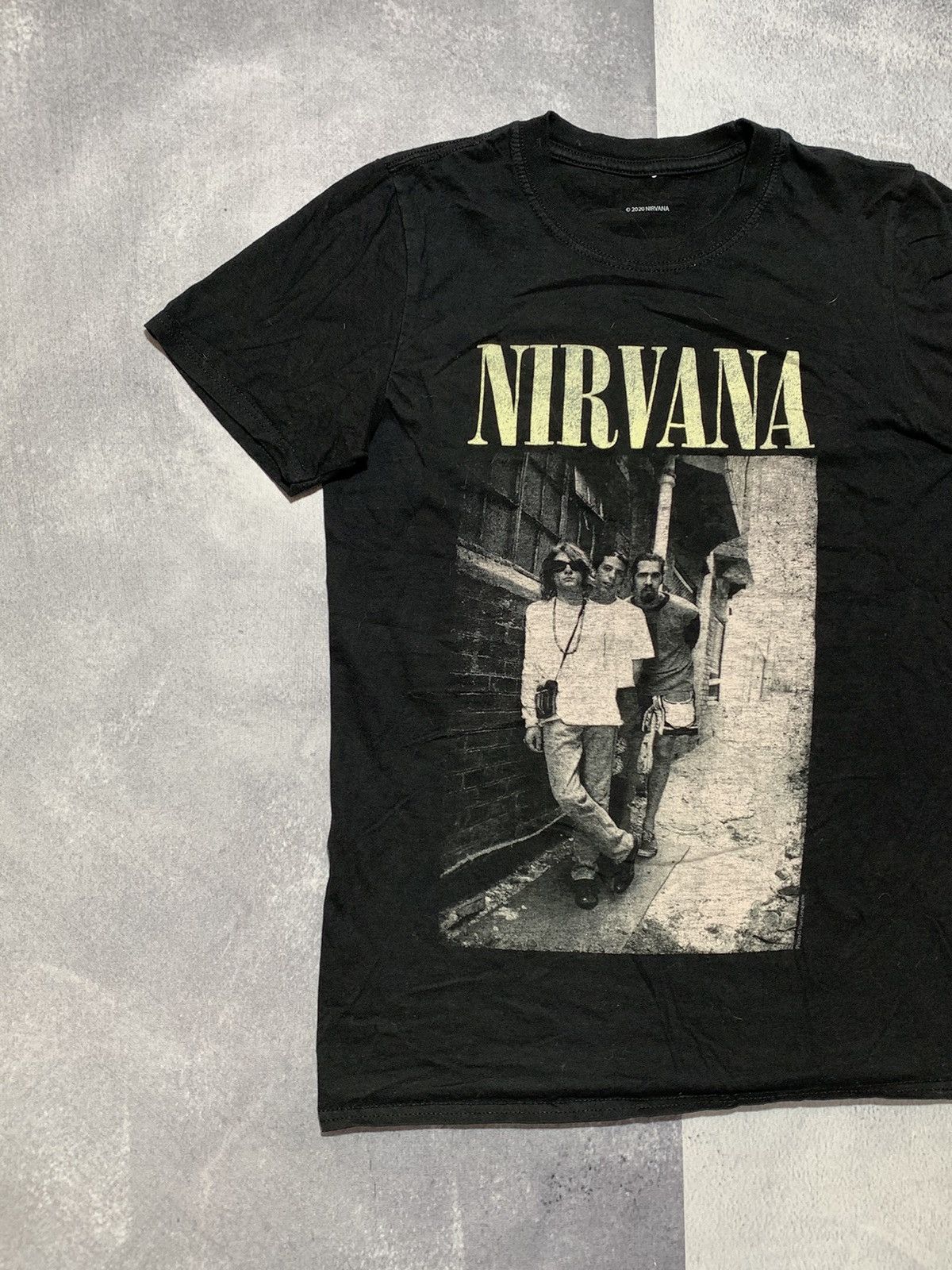 Band Tees × Vintage Vintage Y2K Nirvana band tee big logo streetwear size S Size US S / EU 44-46 / 1 - 2 Thumbnail