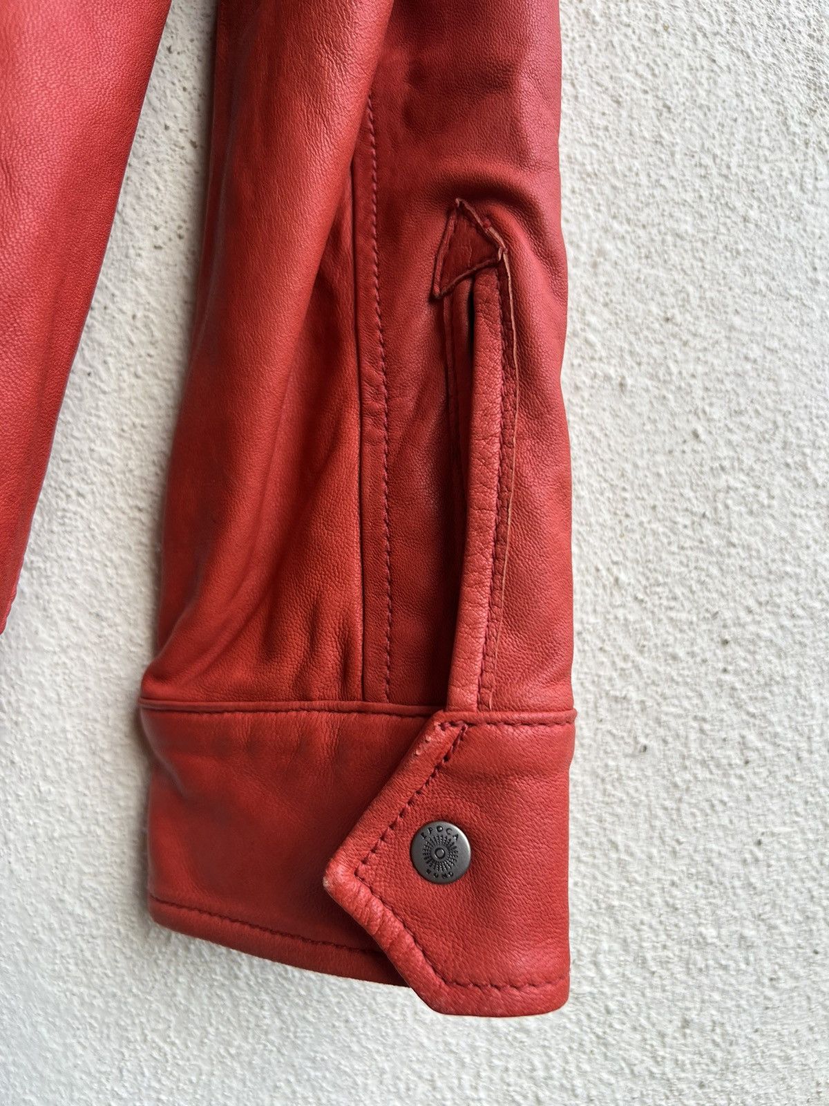 Leather Epoca Uomo Japan Patina Sheep Leather Four Pocket Shirt Size US M / EU 48-50 / 2 - 16 Thumbnail