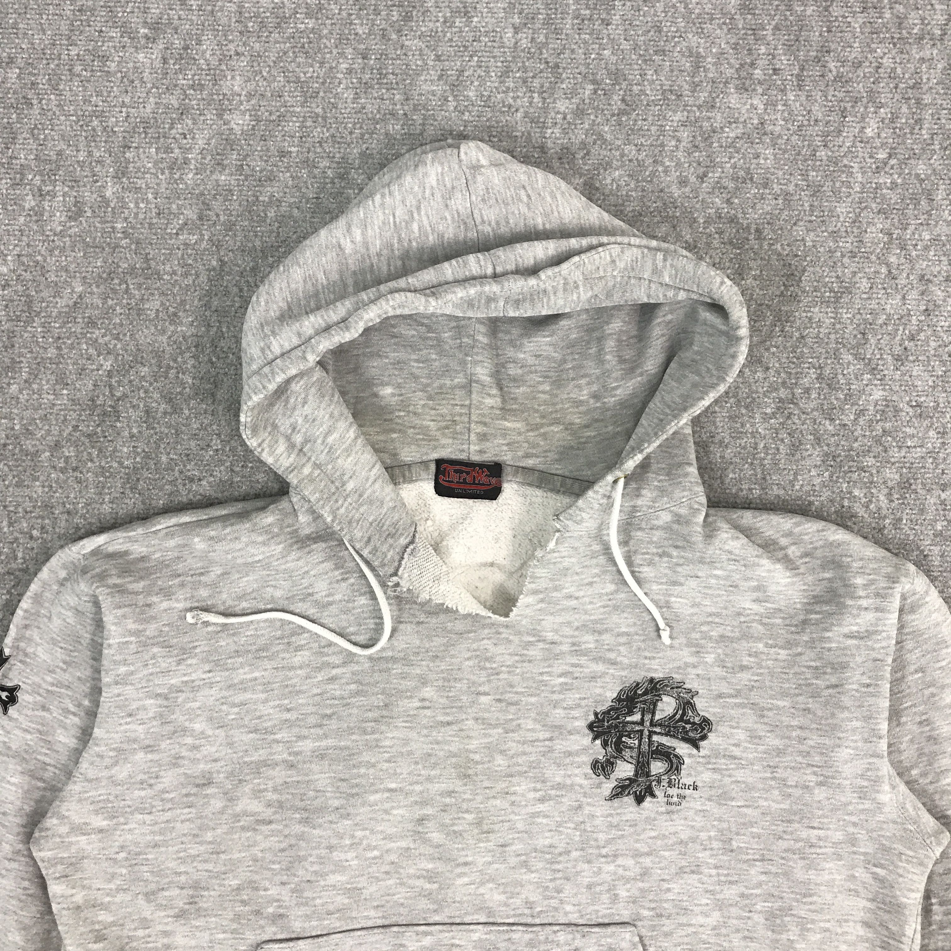 If Six Was Nine × Japanese Brand WAVE UNLIMITED PUNK HOODIES SWEATSHIRTS Size US L / EU 52-54 / 3 - 3 Thumbnail