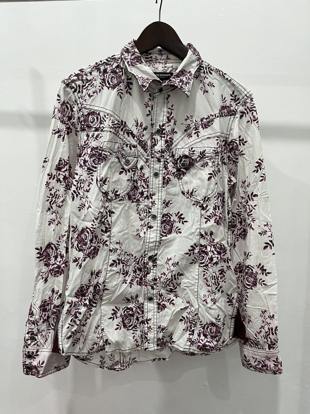 HIDEAWAYS Nicole club for men flowers shirt Size US S / EU 44-46 / 1 - 1 Thumbnail