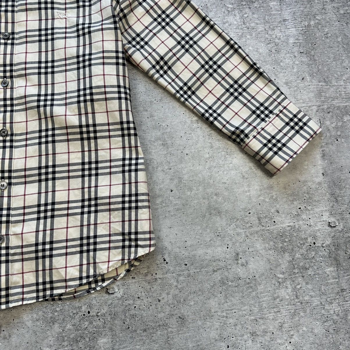 Burberry Burberry London Nova Check Button 3/4 Sleeve Shirt Size S / US 4 / IT 40 - 4 Thumbnail