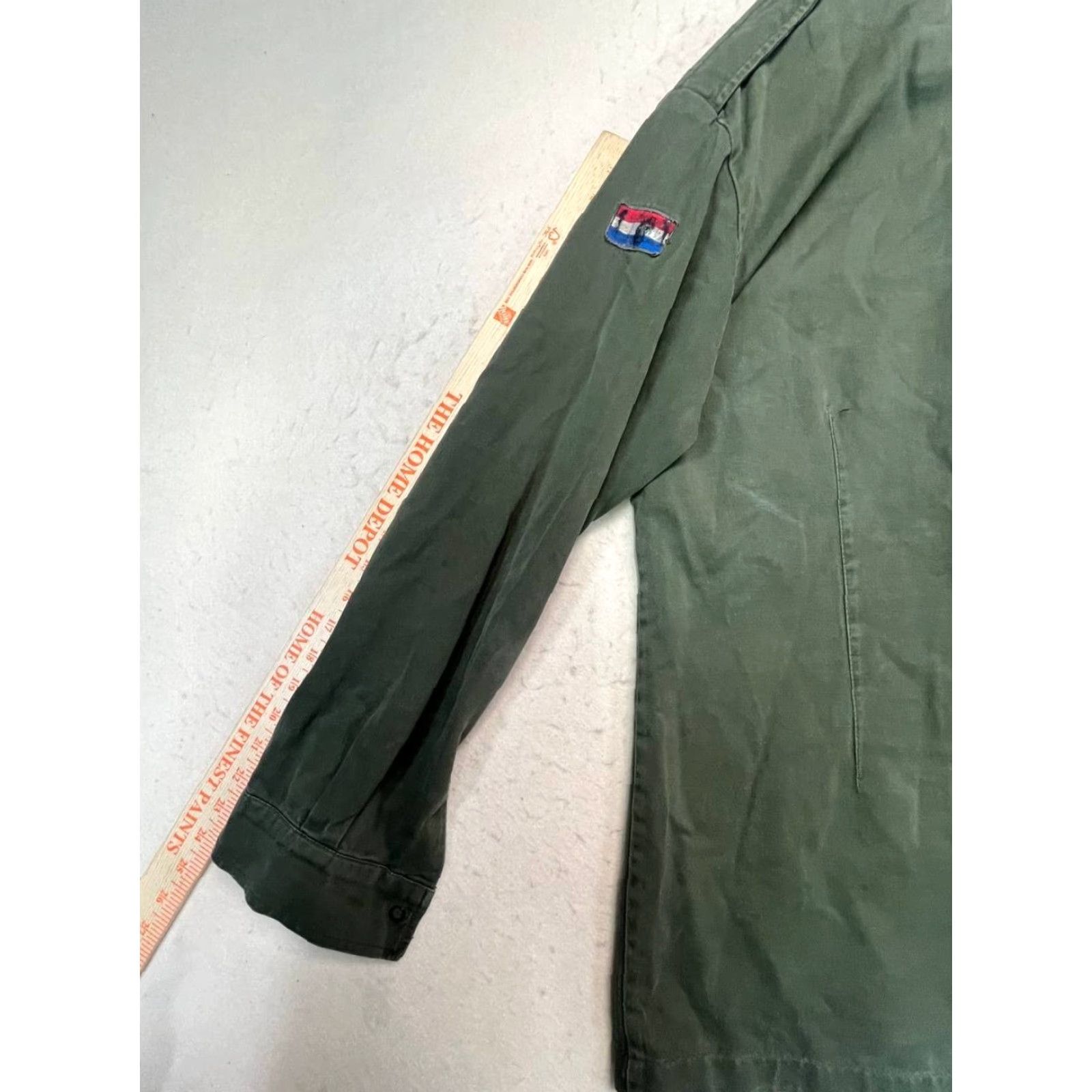 Vintage VINTAGE KL seyntek Dutch Military Jacket M Regular Green Camouflage Cotton Men Size Medium Distressed See All Pics Pattern Button Snap Size US M / EU 48-50 / 2 - 5 Thumbnail