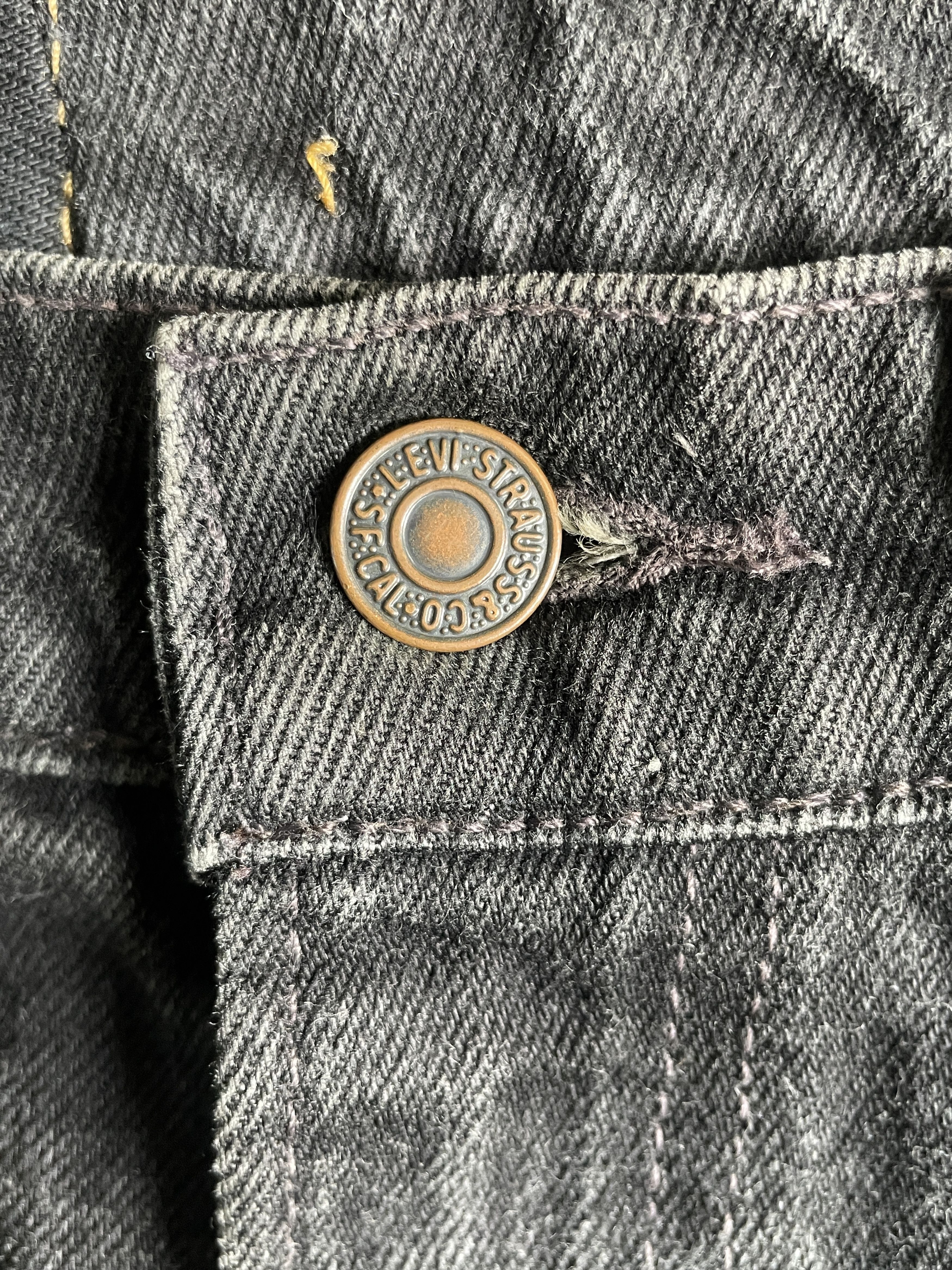 Levi's LEVI'S Super Black 505 Made in USA Size US 30 / EU 46 - 7 Thumbnail
