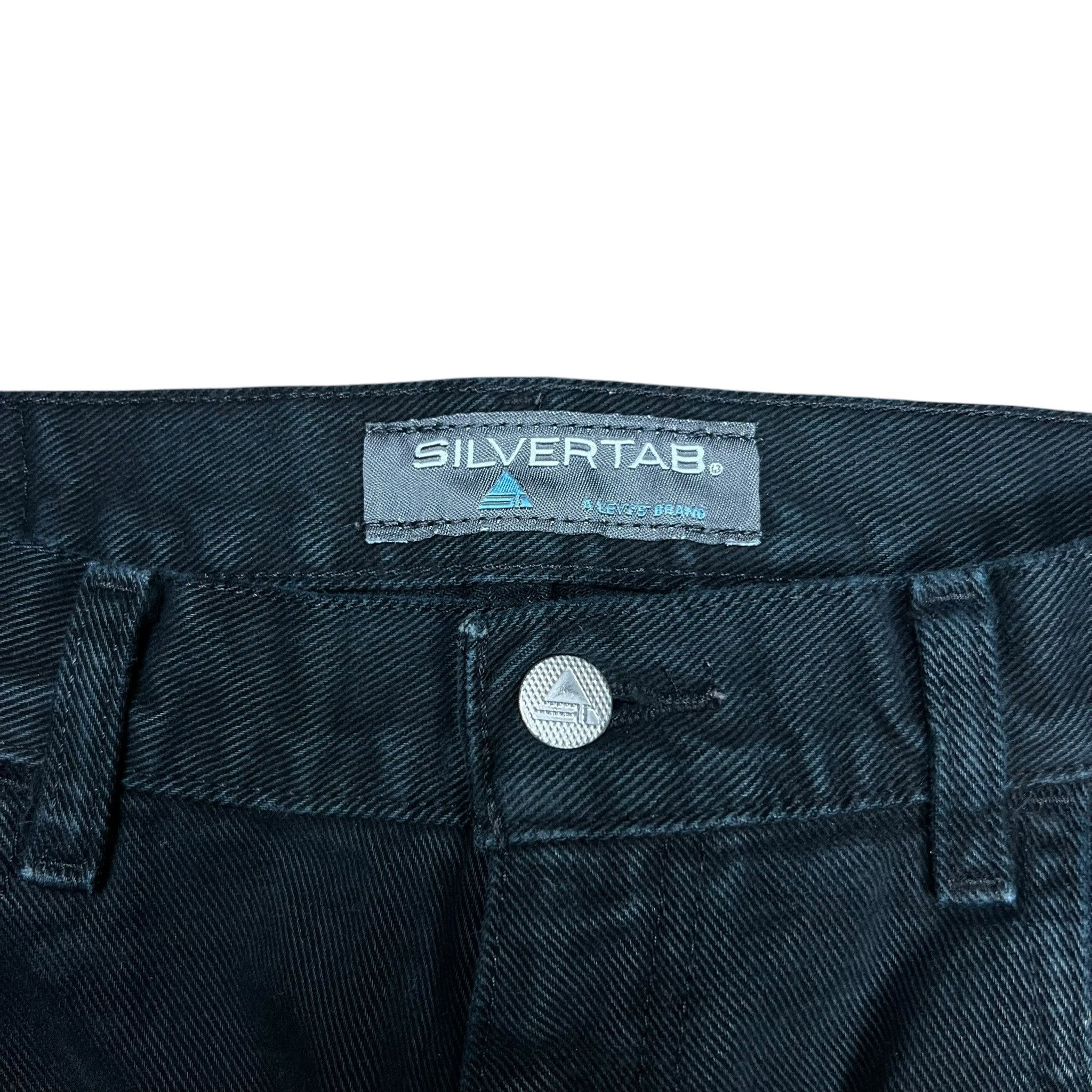 Levi's Vintage Levi’s SilverTab Black Paint Splattered Jeans - 34” Size US 34 / EU 50 - 4 Thumbnail