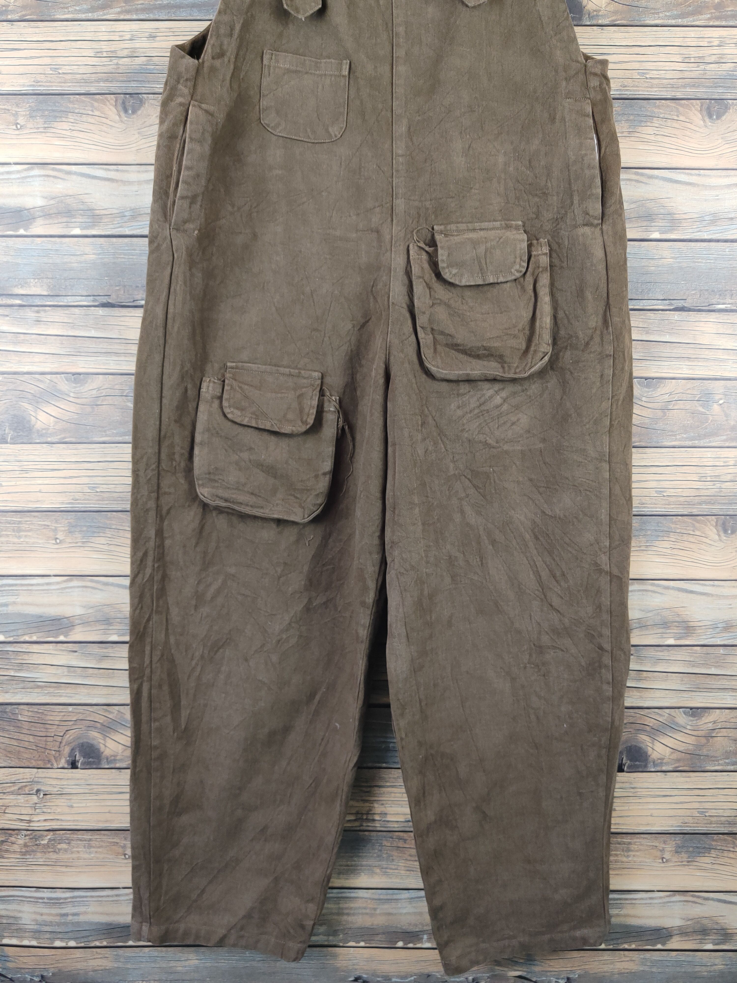 Other Japanese Brand Brown Overall Jumpsuits Size 38" / US 16 / IT 52 - 5 Thumbnail