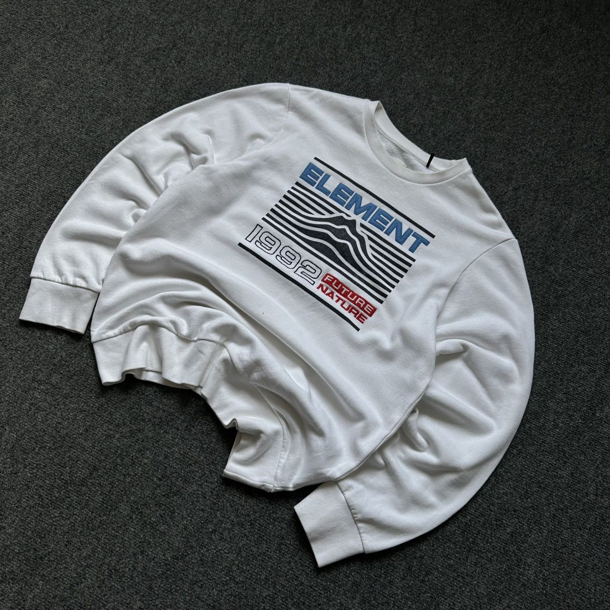 Element VTG Man Element Sweatshirt Big Logo Size M Cotton 00s USA Size US M / EU 48-50 / 2 - 2 Thumbnail