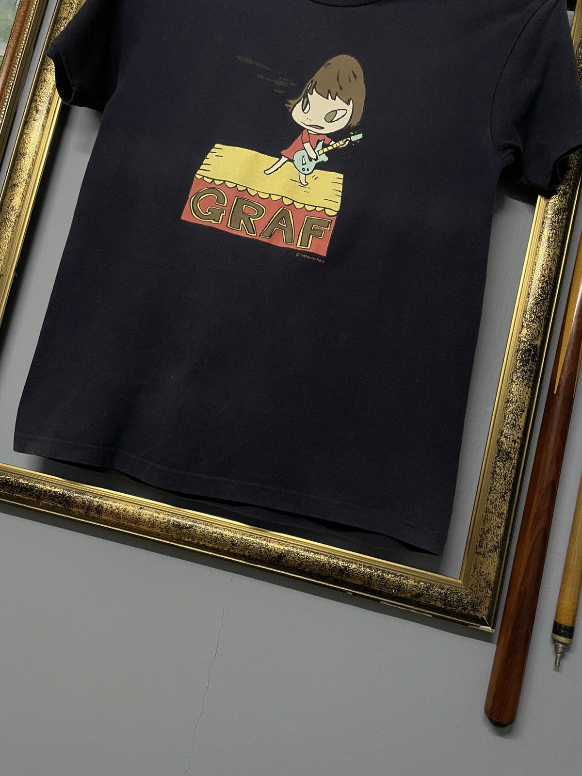 Vintage Vintage Yoshitomo Nara Japan Artist Artwork Guitar Girl Tee Size US M / EU 48-50 / 2 - 4 Thumbnail