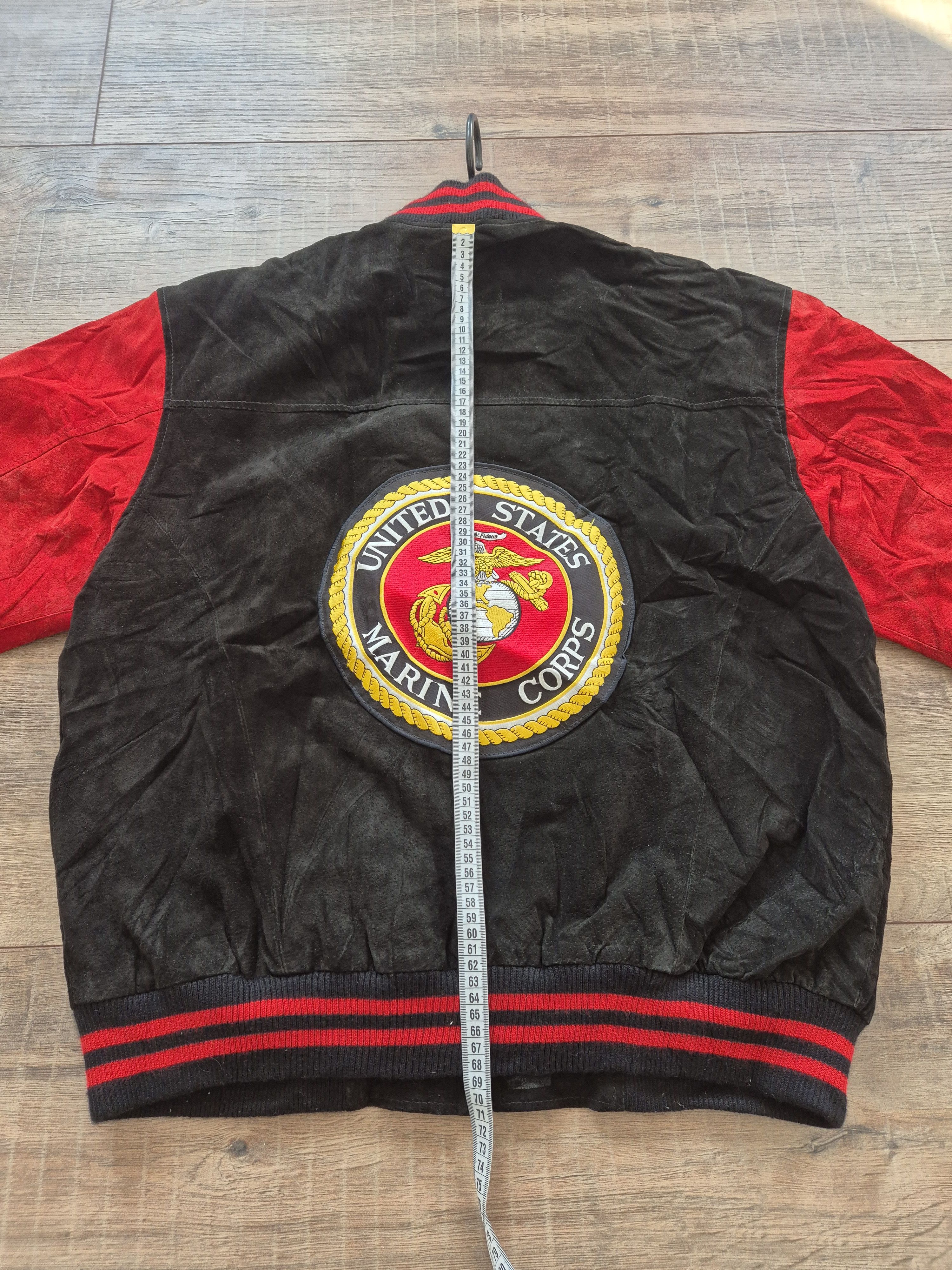 Vintage U.S. Marines suede leather jacket Size US L / EU 52-54 / 3 - 12 Thumbnail