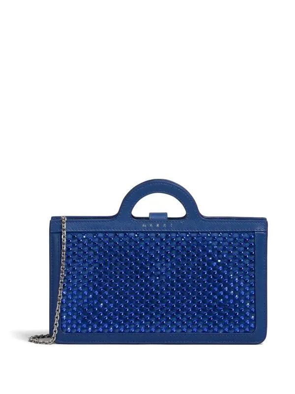 Marni o1w1db11125 Size :OS/Crystal-Embellished Wallet in Blue Size ONE SIZE - 2 Thumbnail