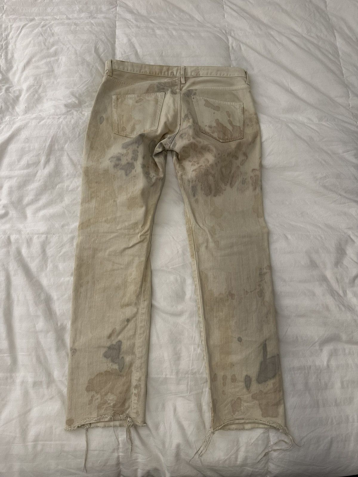 John Elliott John Elliott Beige Dyed The Daze Jeans Size US 32 / EU 48 - 5 Thumbnail
