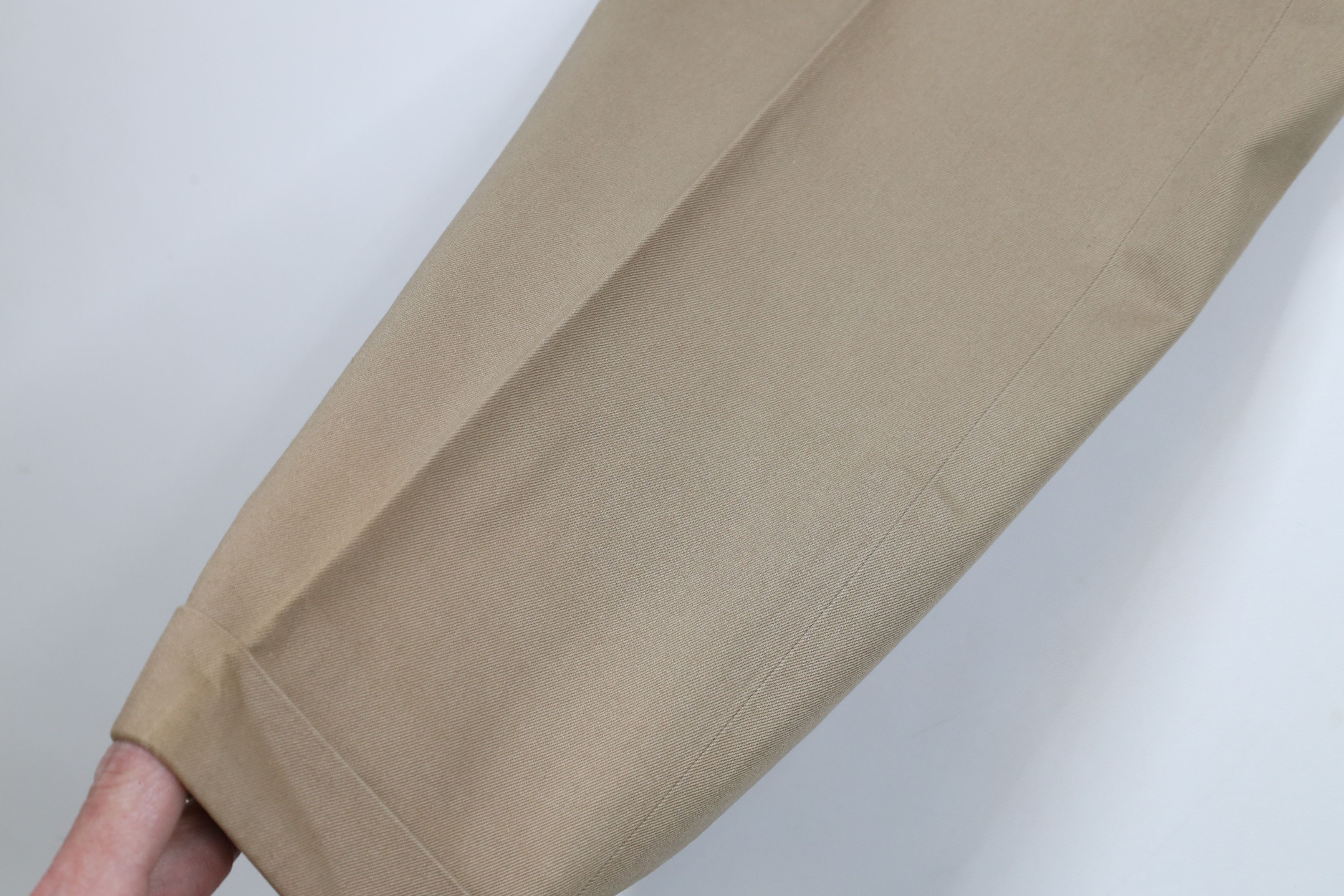 Lands' End × Vintage Vintage 70s Lands End Pleated Cuffed Wide Leg Pants USA Size US 36 / EU 52 - 6 Thumbnail
