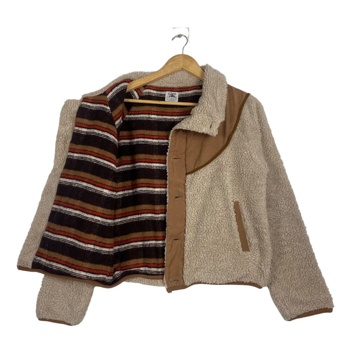 Hoodlamb × Japanese Brand Go Hemp fleece button down jacket Size US XS / EU 42 / 0 - 8 Thumbnail