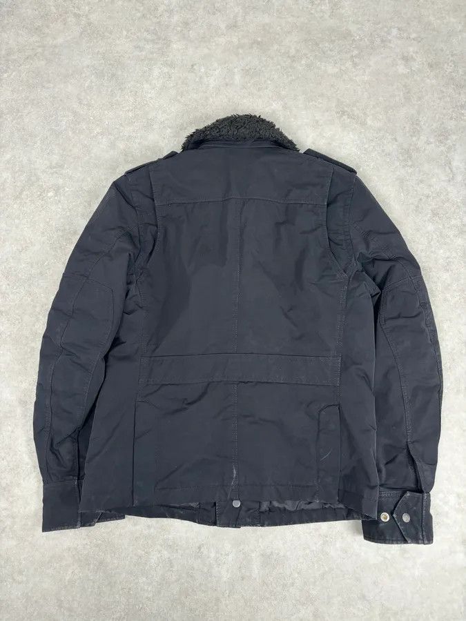 Diesel Diesel Black Nylon Sherpa Collar Bomber Jacket Size US M / EU 48-50 / 2 - 5 Thumbnail