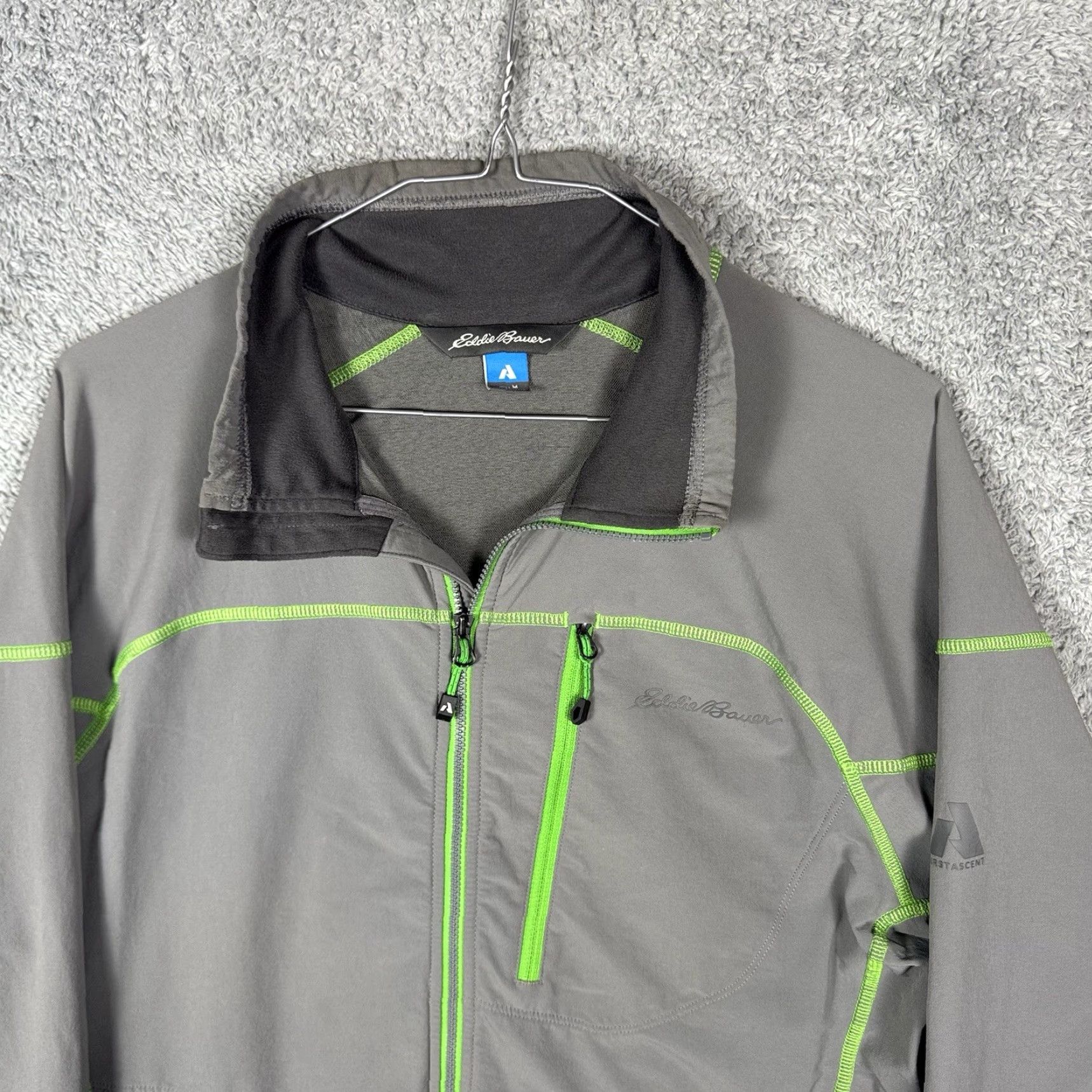 Eddie Bauer Eddie Bauer First Ascent Jacket Mens M Sandstone Softshell Tech Full Zip Hike Size US M / EU 48-50 / 2 - 4 Thumbnail