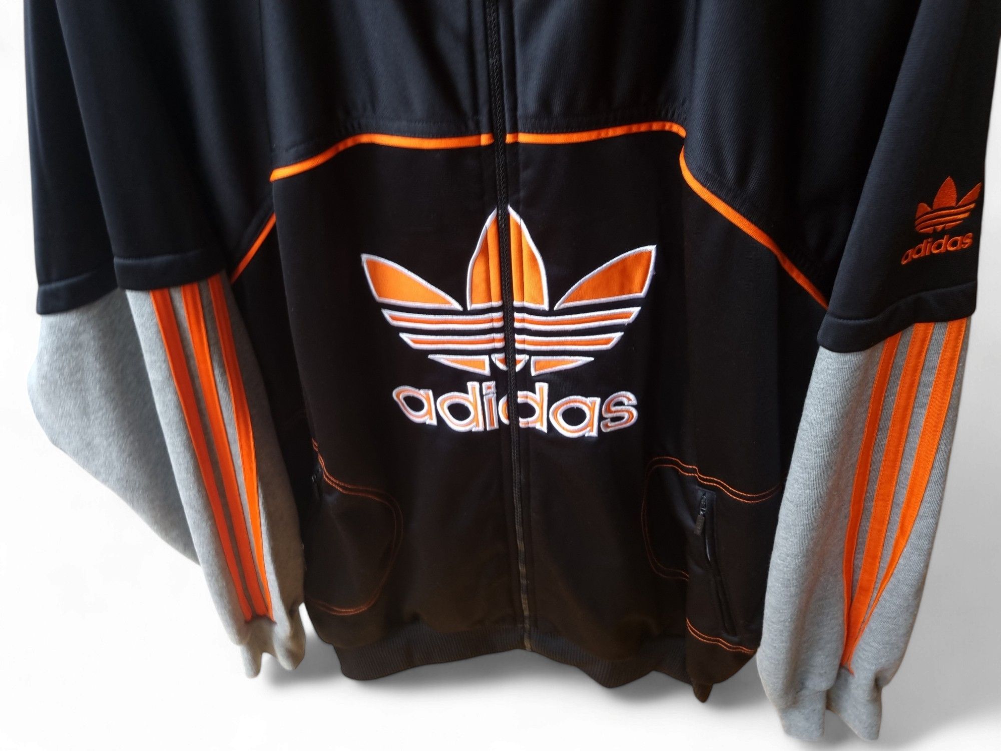 Adidas × Vintage Adidas Originals 90s Track Jacket / Zip-Hoodie Size US XL / EU 56 / 4 - 3 Thumbnail