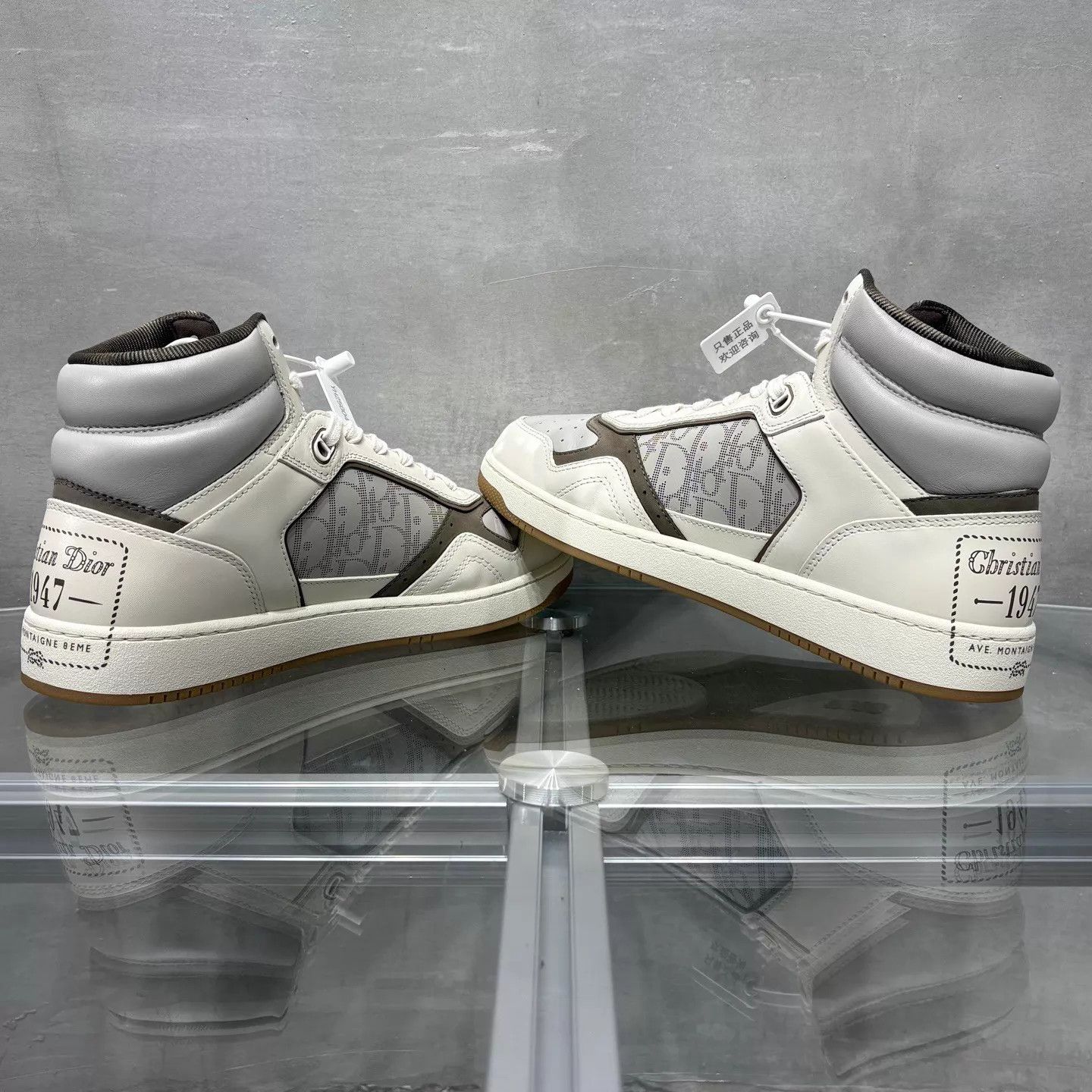 Dior Dior 1947 Series High-Top Sneaker 43.5 YH25003 Size US 10.5 / EU 43-44 - 5 Thumbnail