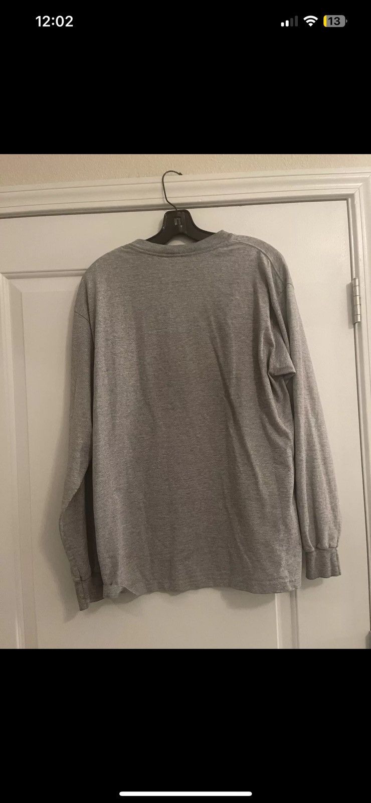 Reebok × Vintage VTG Early 2000s Reebok Embroidered Long Sleeve Grey Shirt Size US XXL / EU 58 / 5 - 4 Thumbnail