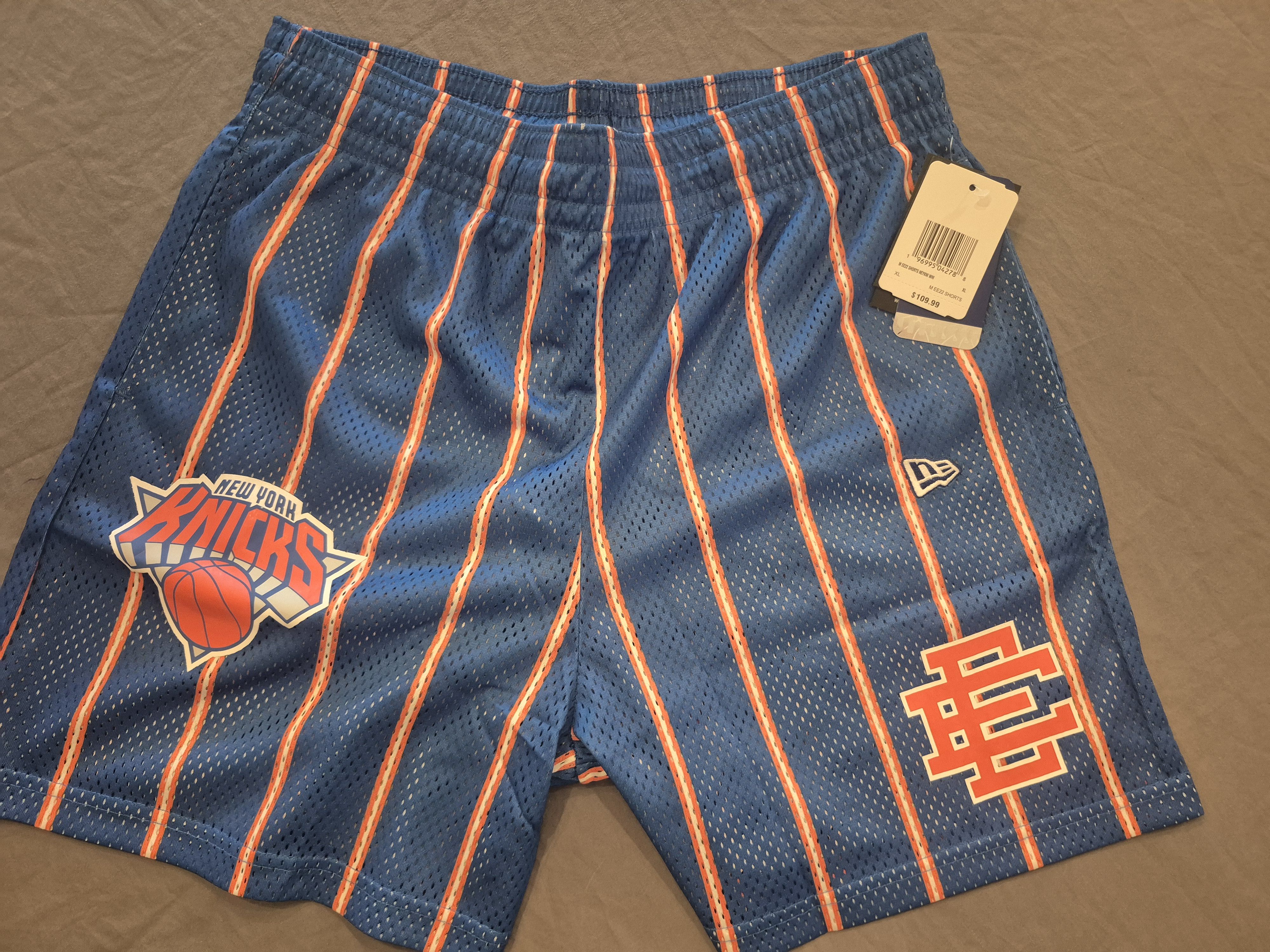 Eric Emanuel EE X New Era NY Knicks Shorts Size Small BNWT