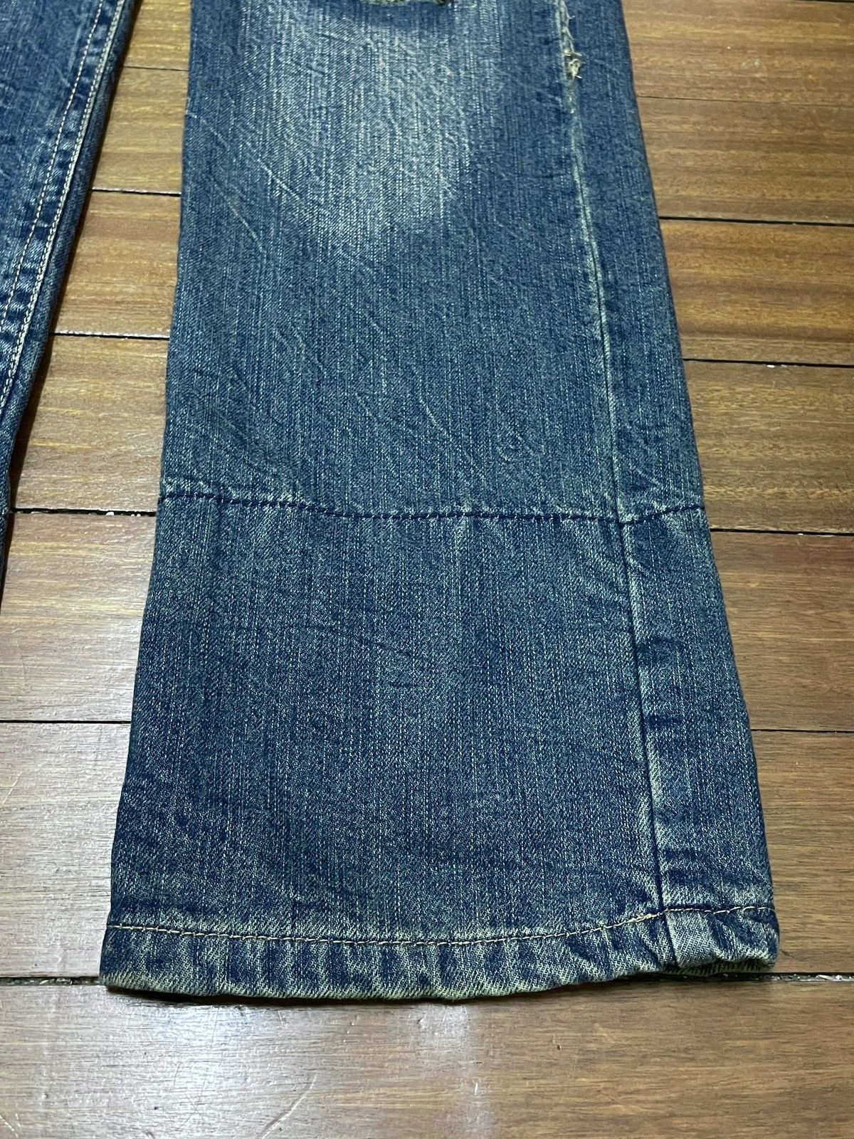 14th Addiction Rare Vintage Japanese Brand I-Jeans Ripped Jeans 2000s Size US 31 - 6 Thumbnail