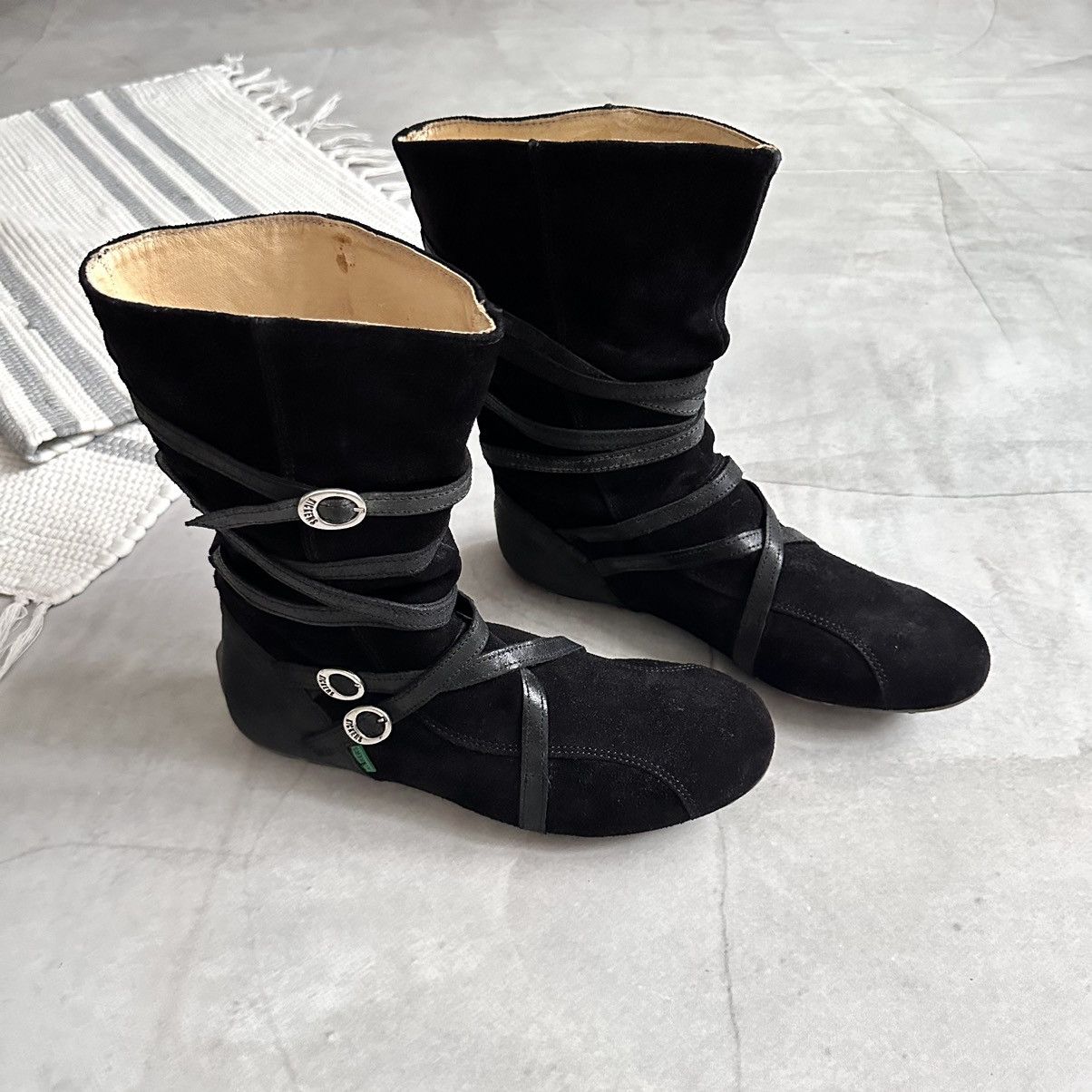 Dirk Bikkembergs Crazy Wrap Straps Boxing Biker Boots As 98 Rick Owens Vibe Size US 8 / IT 38 - 4 Thumbnail