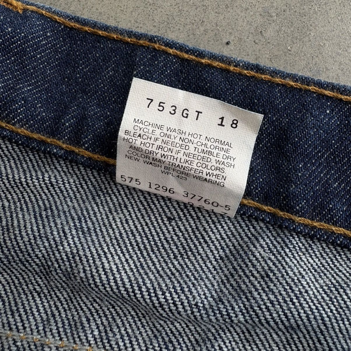 Levi's × Vintage Vintage Levi's Orange Tabs 505 Blue Indigo Denim Dark 36x30 Size US 35 - 7 Thumbnail