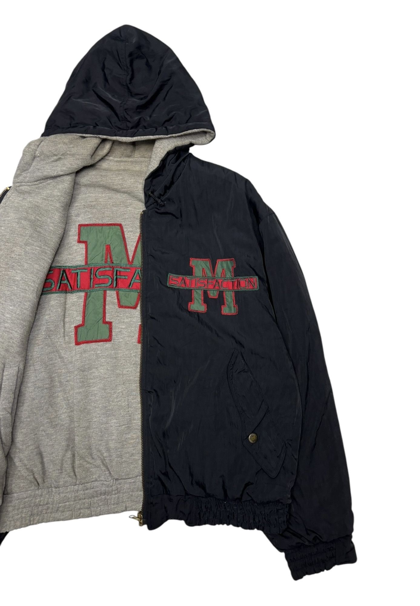 Issey Miyake × Japanese Brand RARE🔥MACHOPE REVERSIBLE BOMBER JACKET HOODIES Size US L / EU 52-54 / 3 - 3 Thumbnail