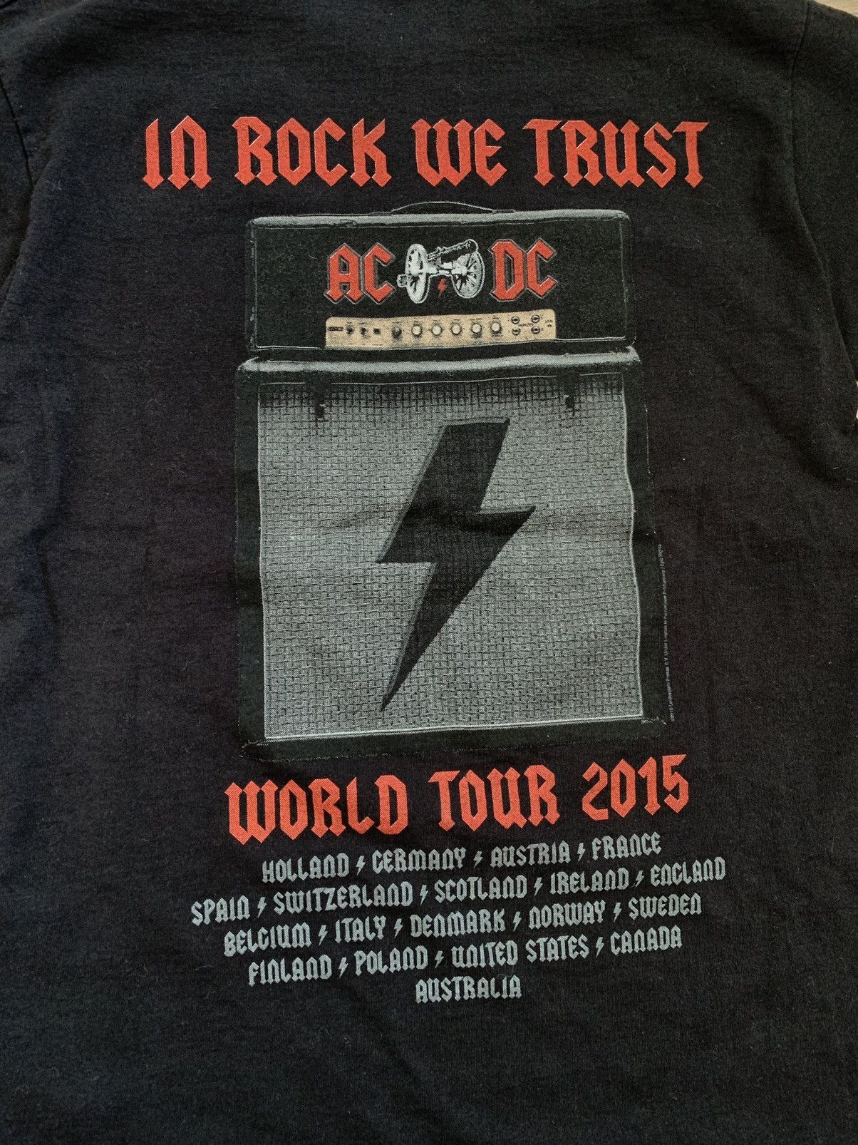 AC/DC ACDC 2015 Tour T shirt Band Rock Size US S / EU 44-46 / 1 - 6 Thumbnail