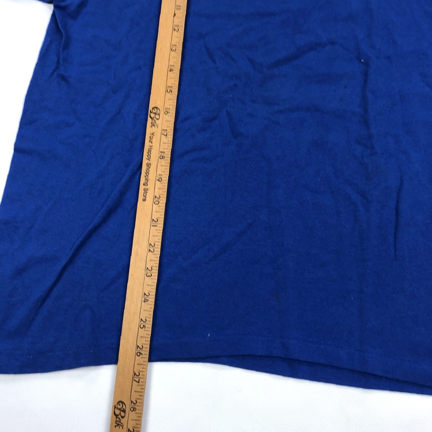 Vintage VINTAGE Miller Aged For Smoothness & Taste T-Shirt Men's XL Blue Graphic Tee 80s"} Size US XL / EU 56 / 4 - 3 Thumbnail