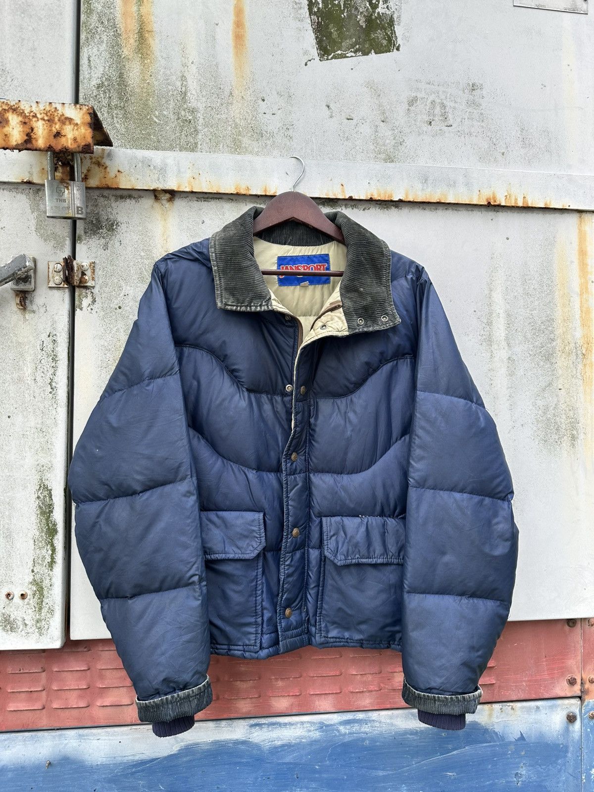 Vintage 👹Vintage 90’s Jansport Bubble Puffer Jacket Size US M / EU 48-50 / 2 - 3 Thumbnail