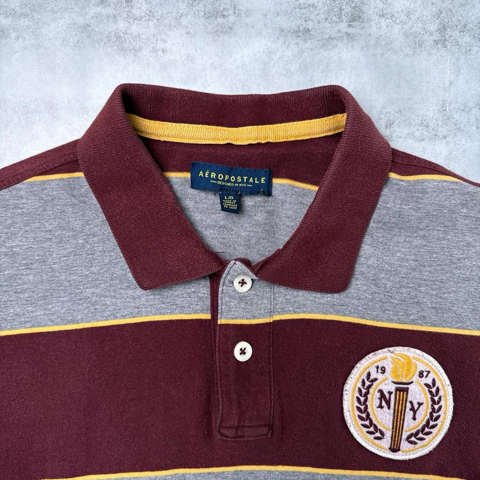 Aeropostale Y2K Aeropostale 00s Polo shirt Size US L / EU 52-54 / 3 - 6 Thumbnail