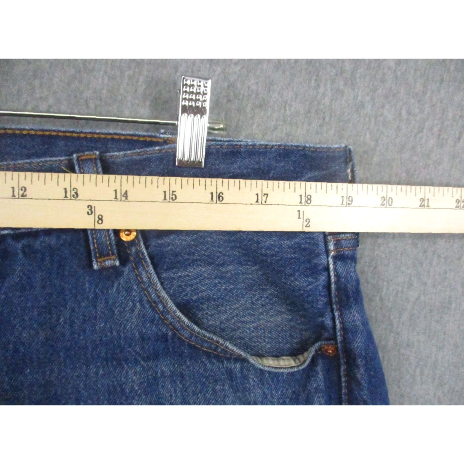 Levi's Levi's 501 xx Button Fly Jeans 38x30 Men Straight Leg Dark Blue Wash Denim Size US 38 / EU 54 - 4 Thumbnail