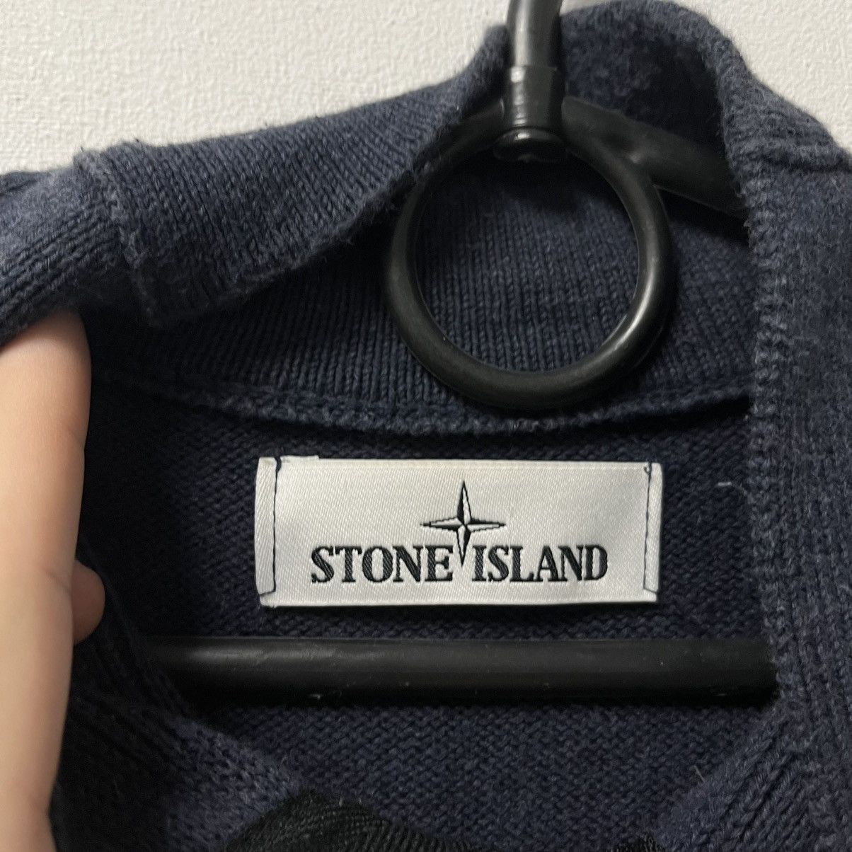 Stone Island Vintage Stone Island 1/4 Zip Up Half Zip Sweater Size US S / EU 44-46 / 1 - 8 Thumbnail