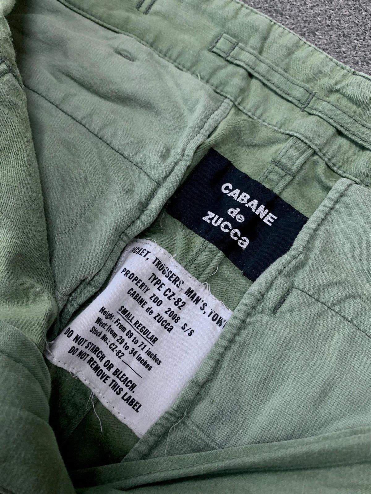 CABANE de ZUCCa × Issey Miyake Multi Pocket Cargo Pants Size US 30 / EU 46 - 11 Thumbnail