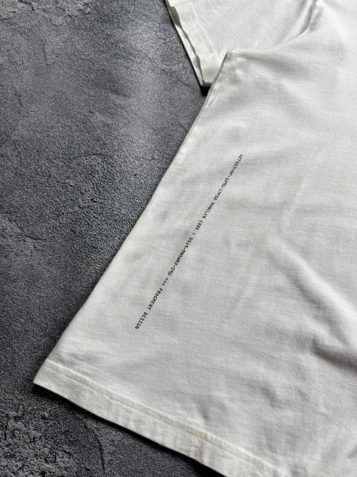 Moncler Moncler Genius x Fragment Design Cotton Logo Maglia T-Shirt Size US S / EU 44-46 / 1 - 3 Thumbnail