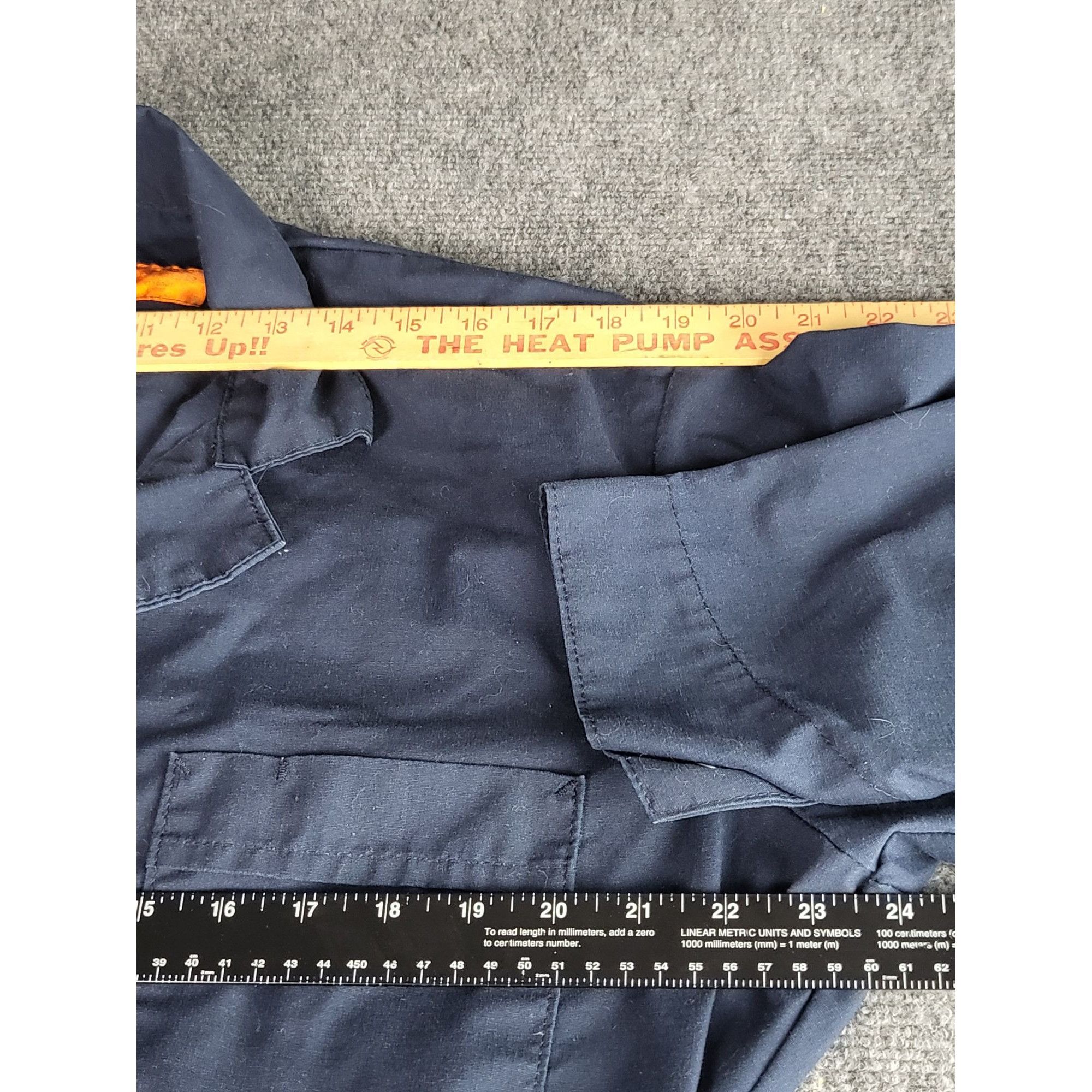 Garment Reproduction of Workers Red Kap Coveralls Blue Men Sz L One Piece Jumpsuit Mechanic Size US 38 / EU 54 - 3 Thumbnail