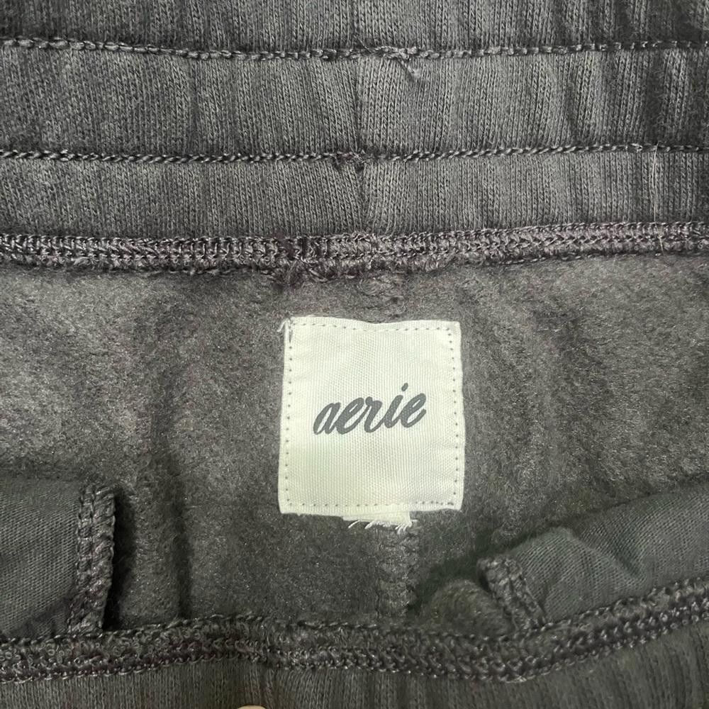 Designer Aerie black/gray shorts Size 32" / US 10 / IT 46 - 4 Thumbnail