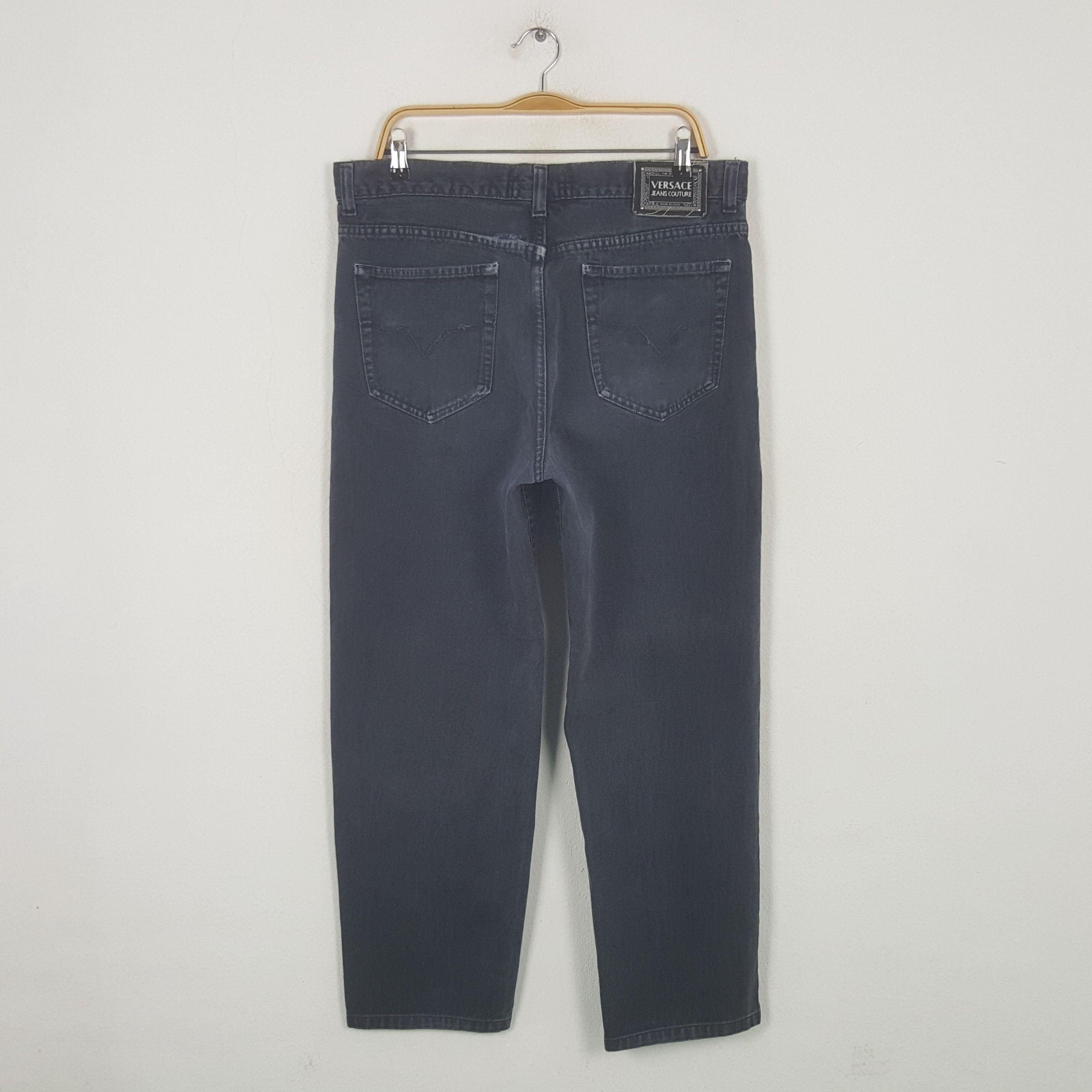 Versace Vintage Versace Jeans Couture Designer Denim Jeans RR22 Size US 36 / EU 52 - 4 Thumbnail
