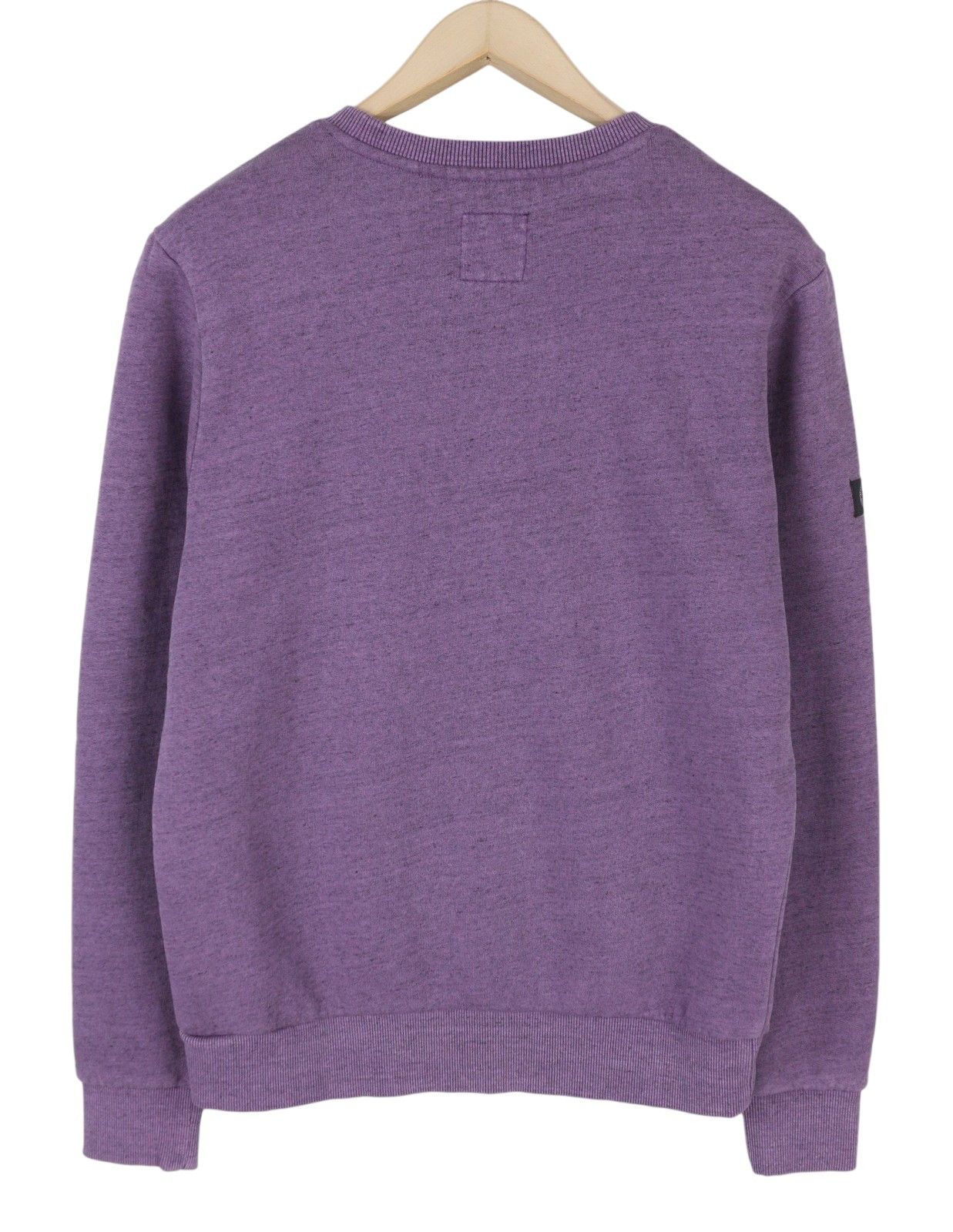 Superdry COLLEGE SCRIPTED M Purple Melange Pullover 87117 Size US M / EU 48-50 / 2 - 4 Thumbnail