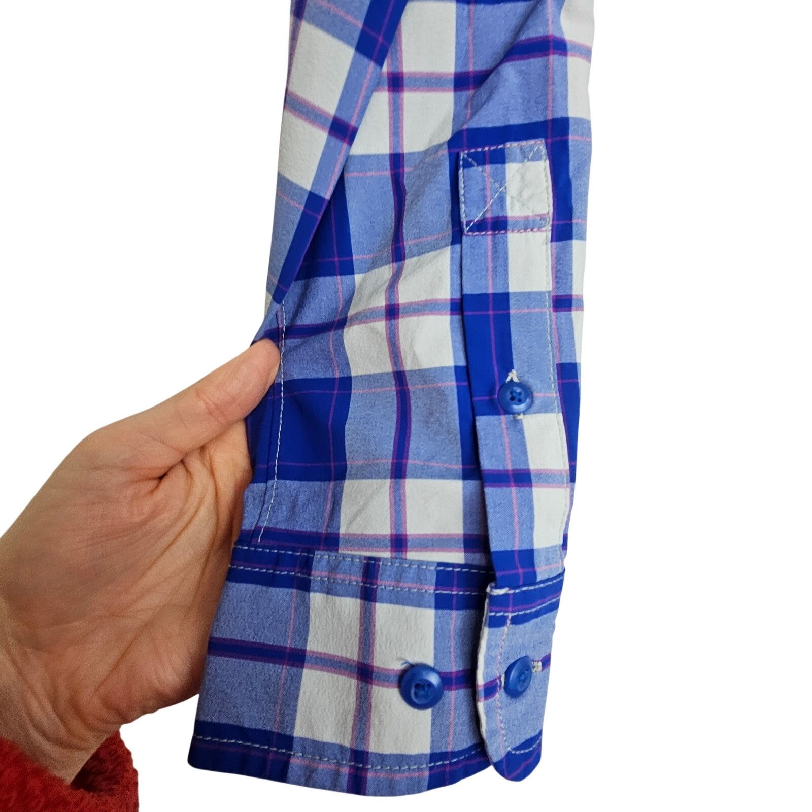 Duluth Trading Company Duluth Trading Co Plaid Vented Button Shirt L Gorpcore Size L / US 10 / IT 46 - 4 Thumbnail