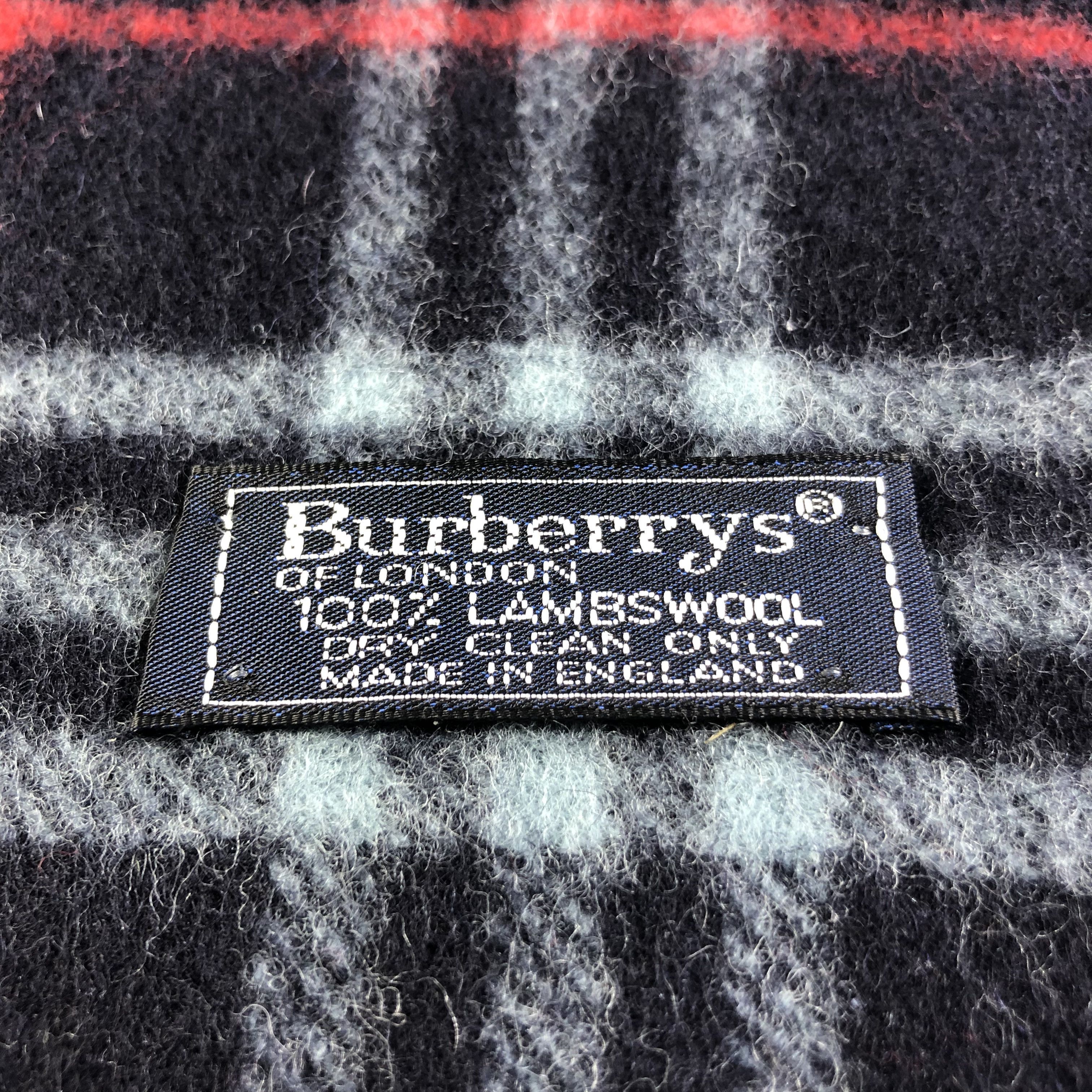 Burberry Burberrys Nova Check Wool Scarf Muffler V1170 Size ONE SIZE - 4 Thumbnail