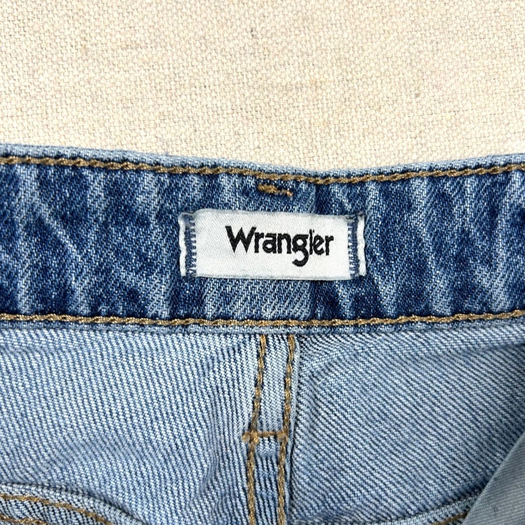 Wrangler VINTAGE Wrangler Barrel Jeans Womens 27 High Rise Cowboy 652 Western Country Farmer Jeans Blue Cotton Spandex 5-Pocket Inseam 31 Womens Size 27" / US 4 / IT 40 - 5 Thumbnail