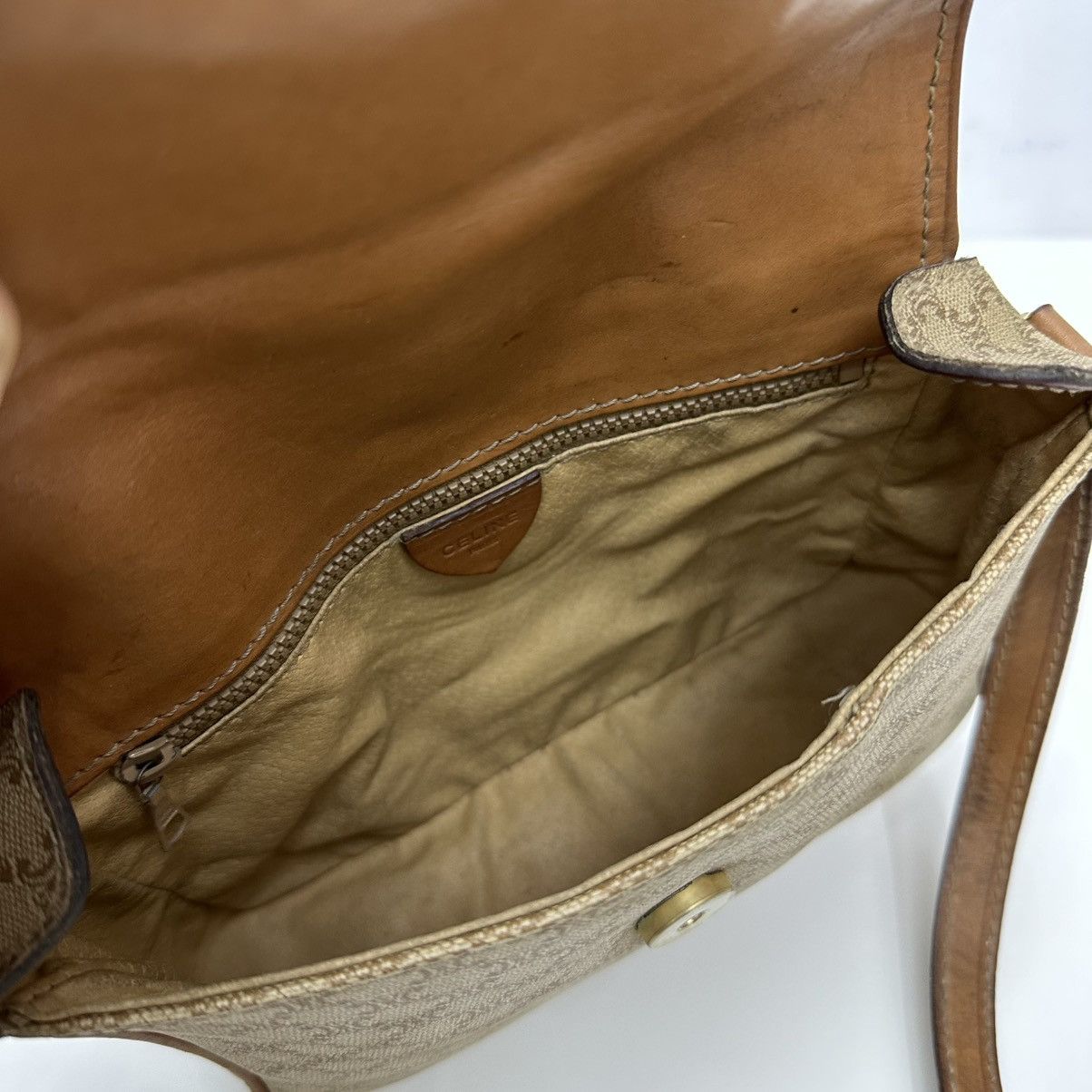 Celine AUTHENTIC CELINE MACADAM SHOULDER CROSSBODY BAG Size ONE SIZE - 13 Thumbnail