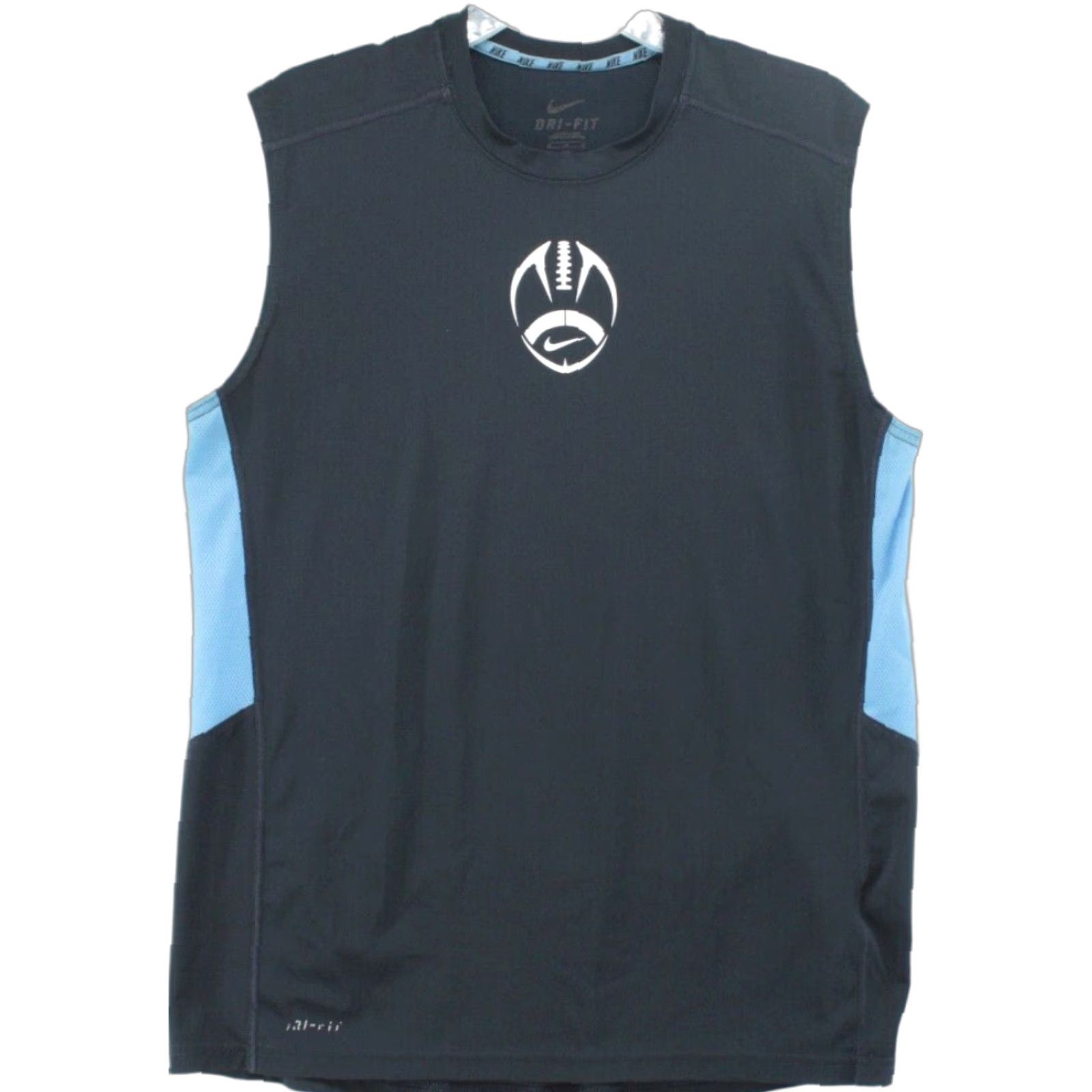 Nike Nike Football Tank Top Mens Medium Black Swoosh Logo Dri Fit Training Athleisure Size US M / EU 48-50 / 2 - 1 Thumbnail