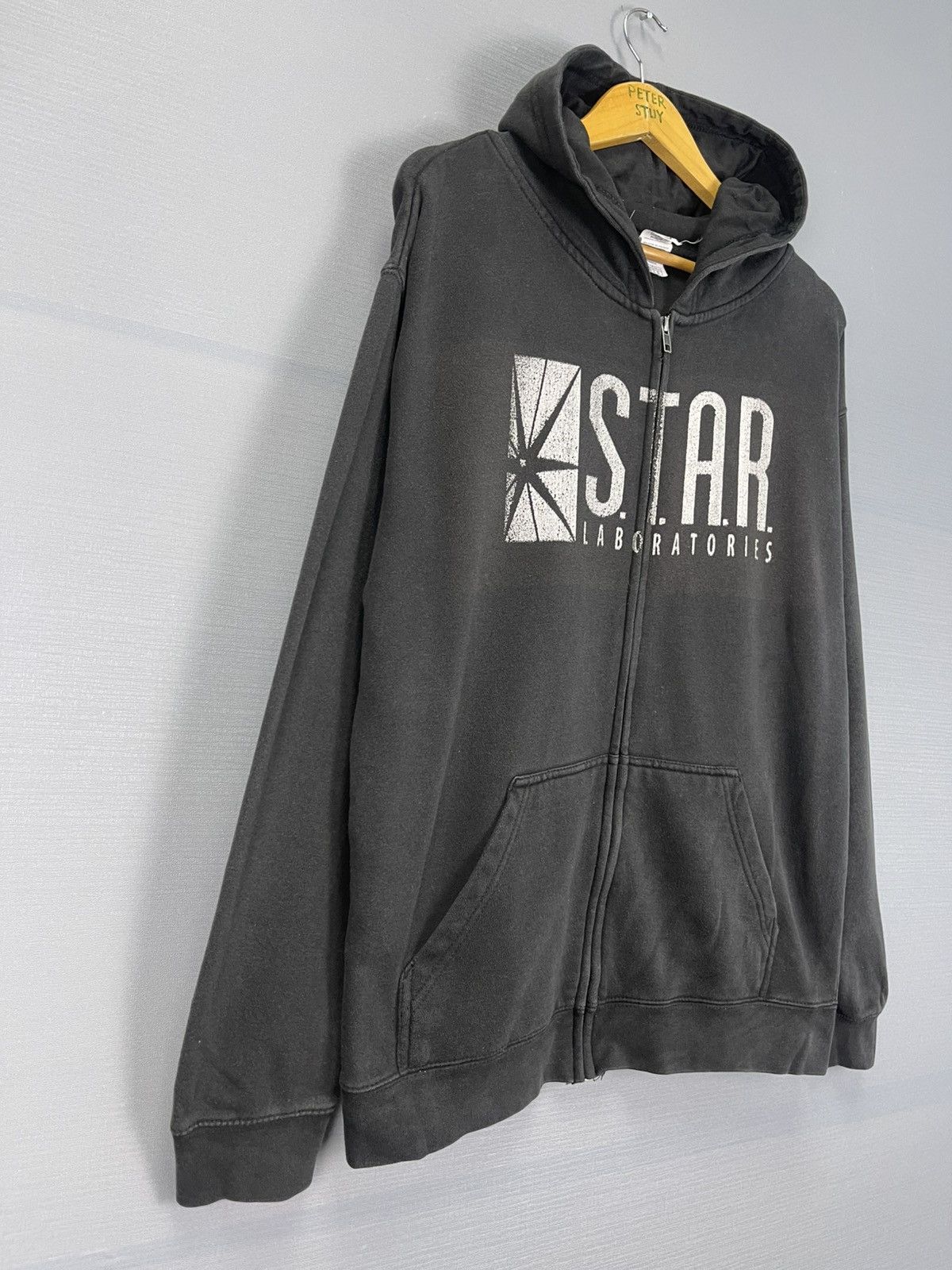 Japanese Brand × Vintage Vintage Star Laboratories Hoodie Size US L / EU 52-54 / 3 - 4 Thumbnail