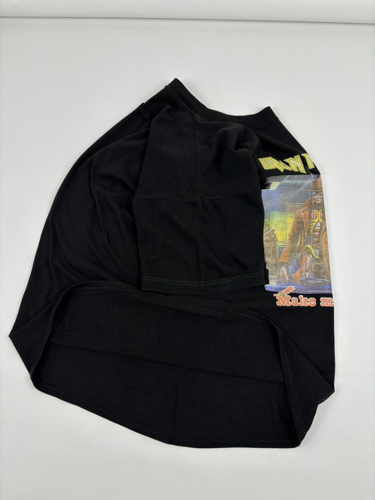 Iron Maiden × Metallica × Pink Floyd RARE 1986 IRON MAIDEN Derek Riggs USA Stranger In A Strange Land Rock T-Shirt M Size US M / EU 48-50 / 2 - 3 Thumbnail