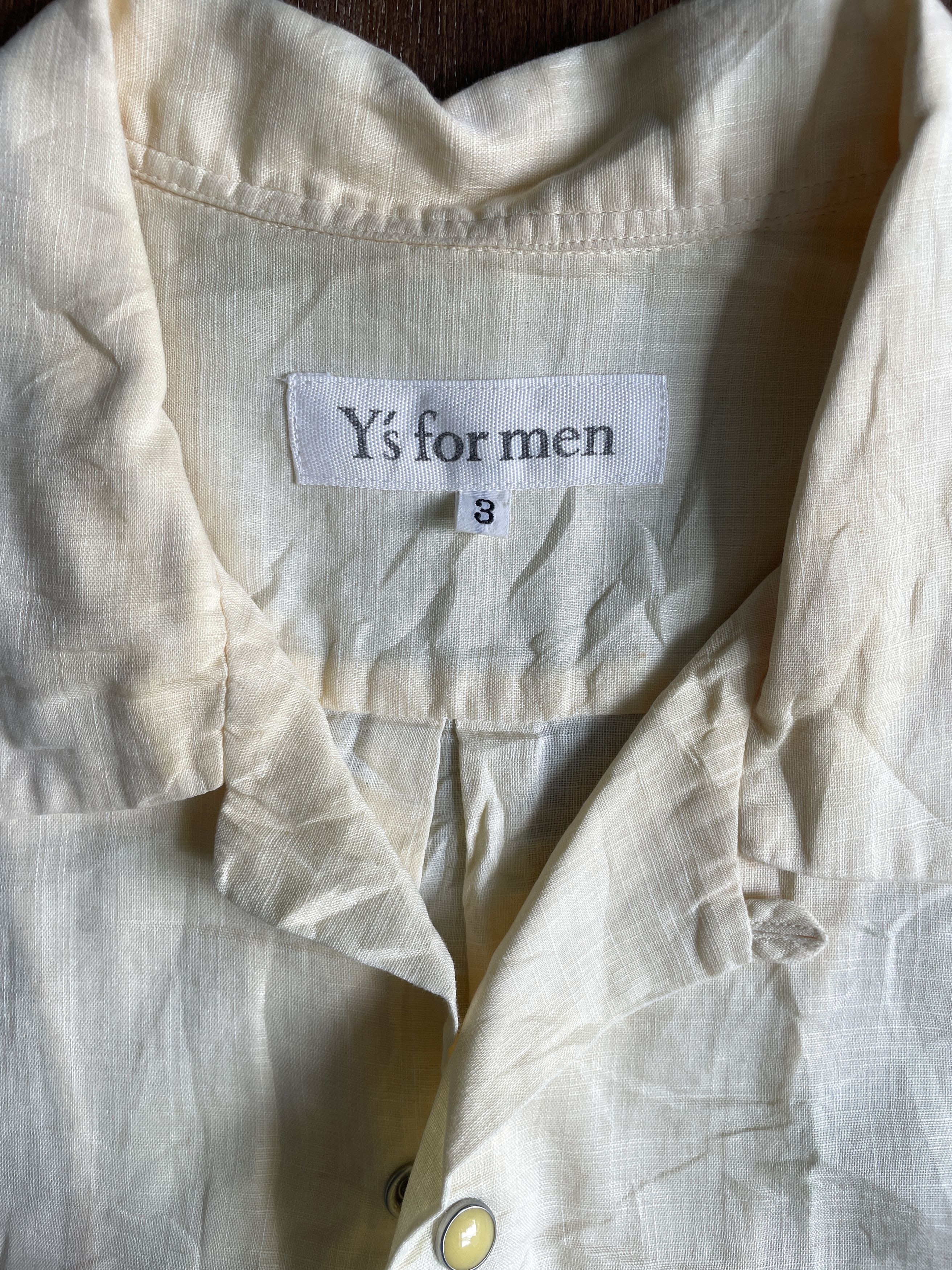 Y's for Men Y’s for Men Yohji Yamamoto Short Sleeve Button Up Shirt Size US L / EU 52-54 / 3 - 4 Thumbnail