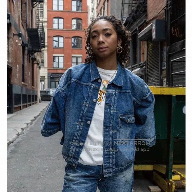 Full Count & Co. Vintage Kimono Sleeve Denim Jacket. Size US XXS / EU 40 - 1 Thumbnail