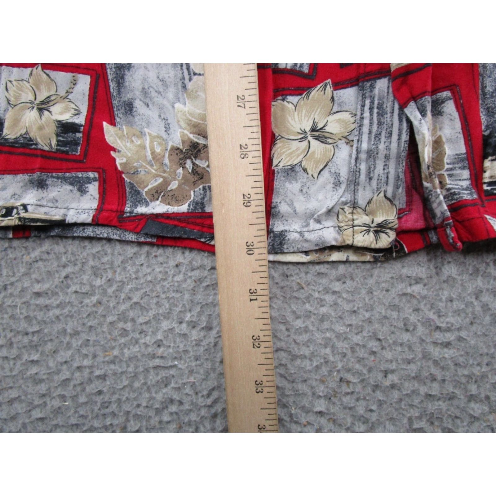 Vintage Puritan Mens Short Sleeve Shirt Hawaiian Floral Button-Up 3XL Red Beach Vintage? Size US XXL / EU 58 / 5 - 5 Thumbnail