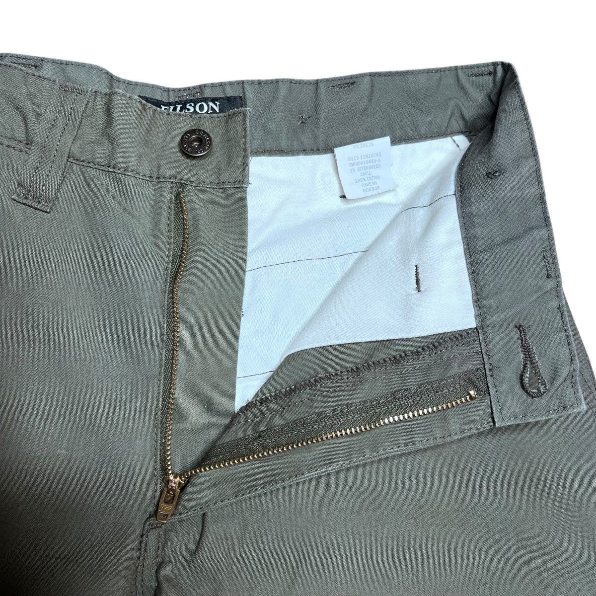 Filson × Vintage Filson CC Seattle USA Grey Green Dry Shelter Cloth Pants Size US 28 / EU 44 - 4 Thumbnail